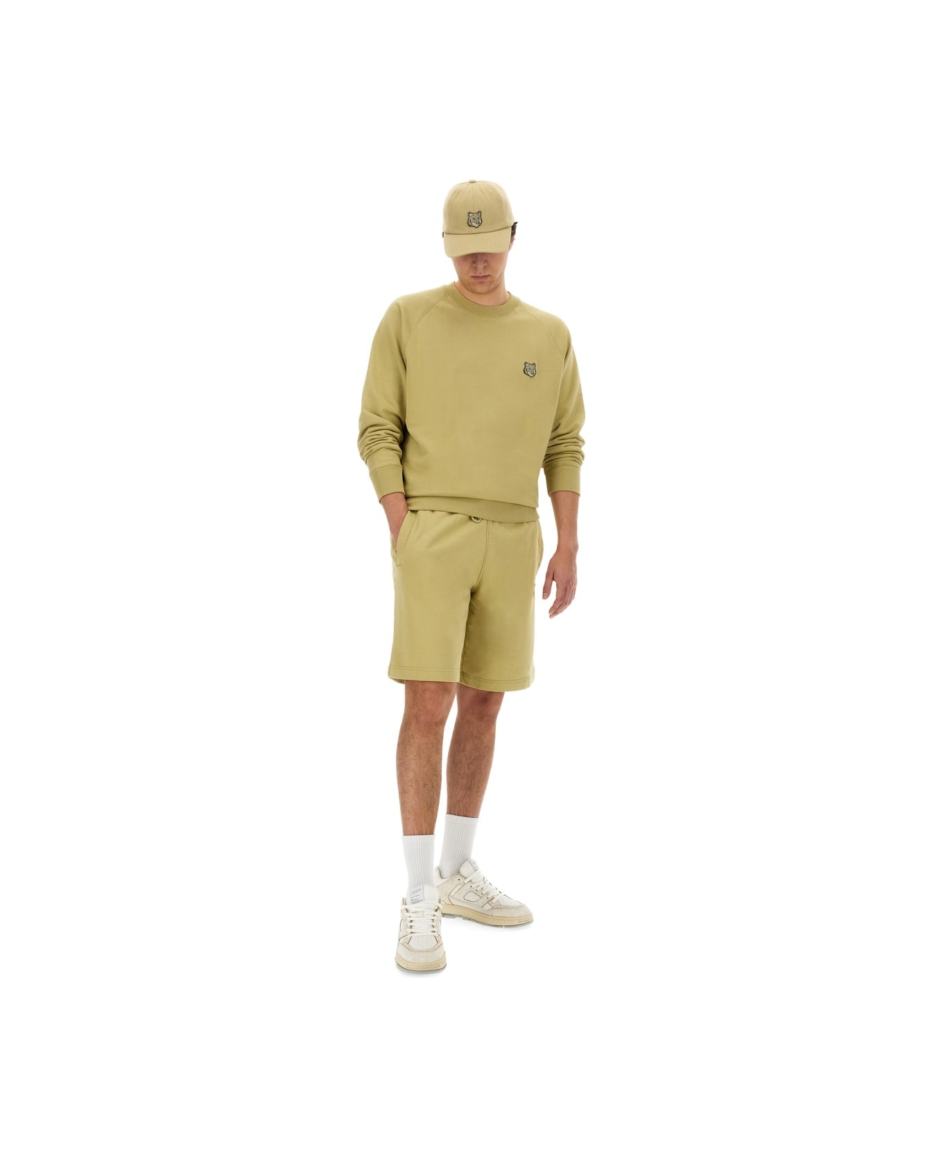 Maison Kitsuné Oversize Sweatshirt - BEIGE