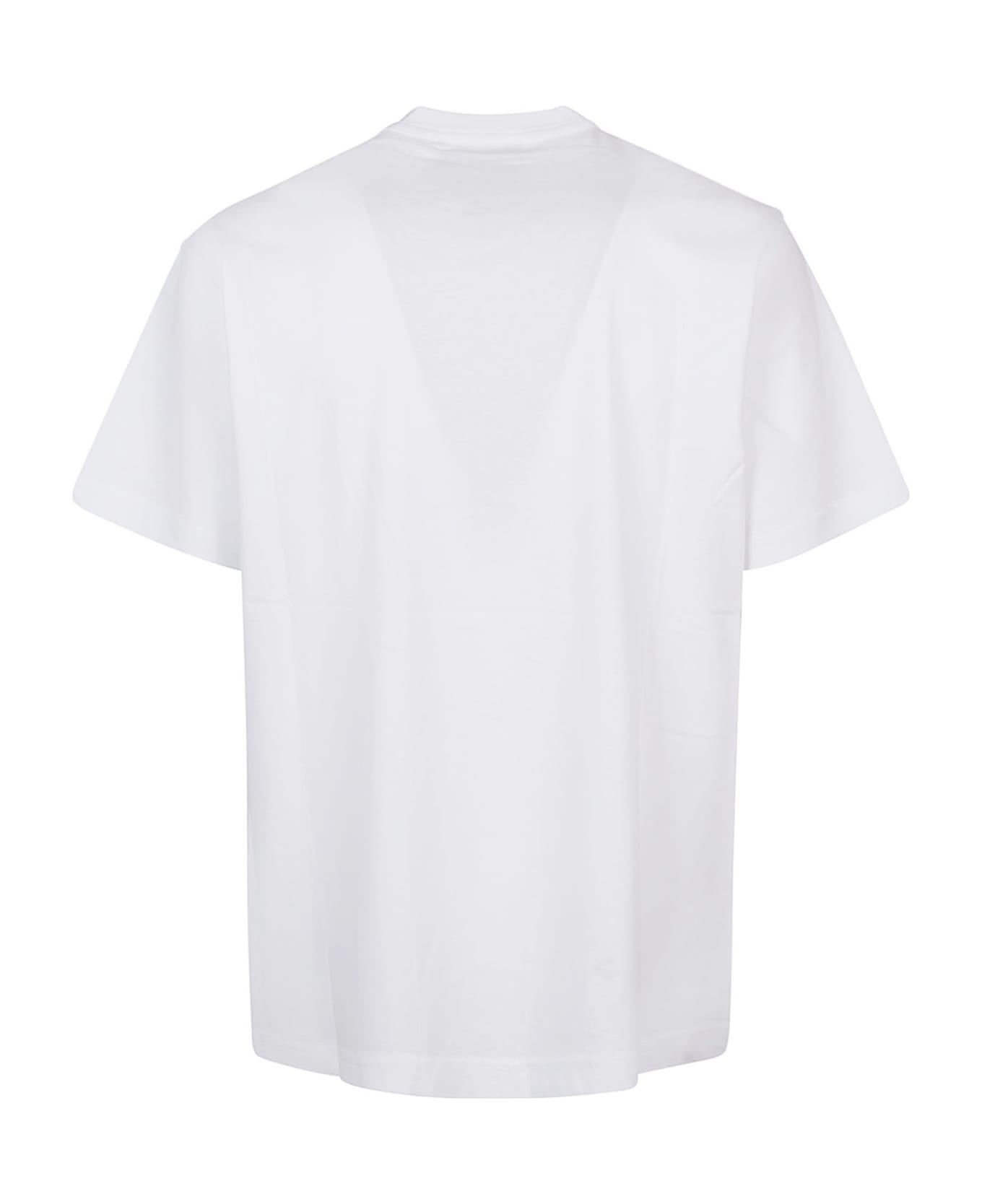 Versace Jeans Couture Patch Logo T-shirt - White シャツ