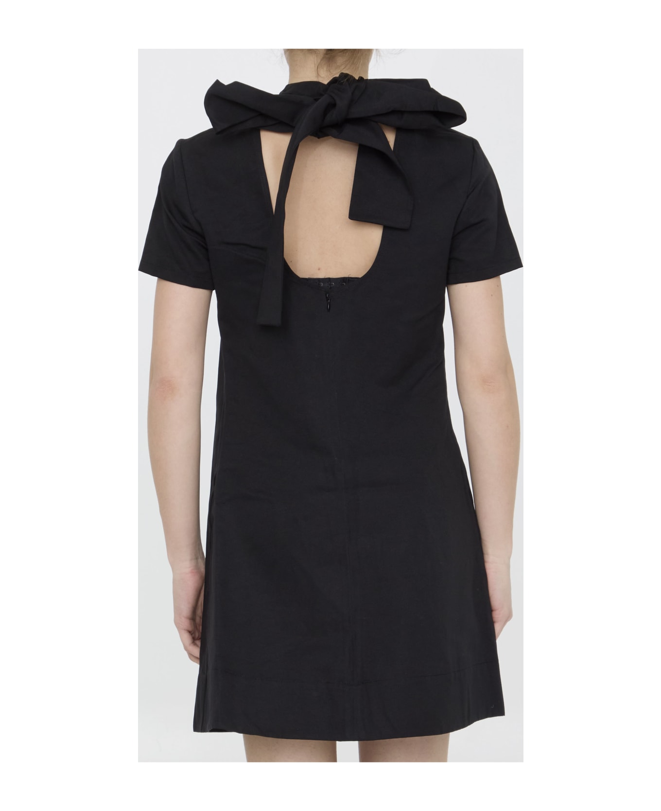 STAUD Mini Ilana Dress - BLACK ワンピース＆ドレス