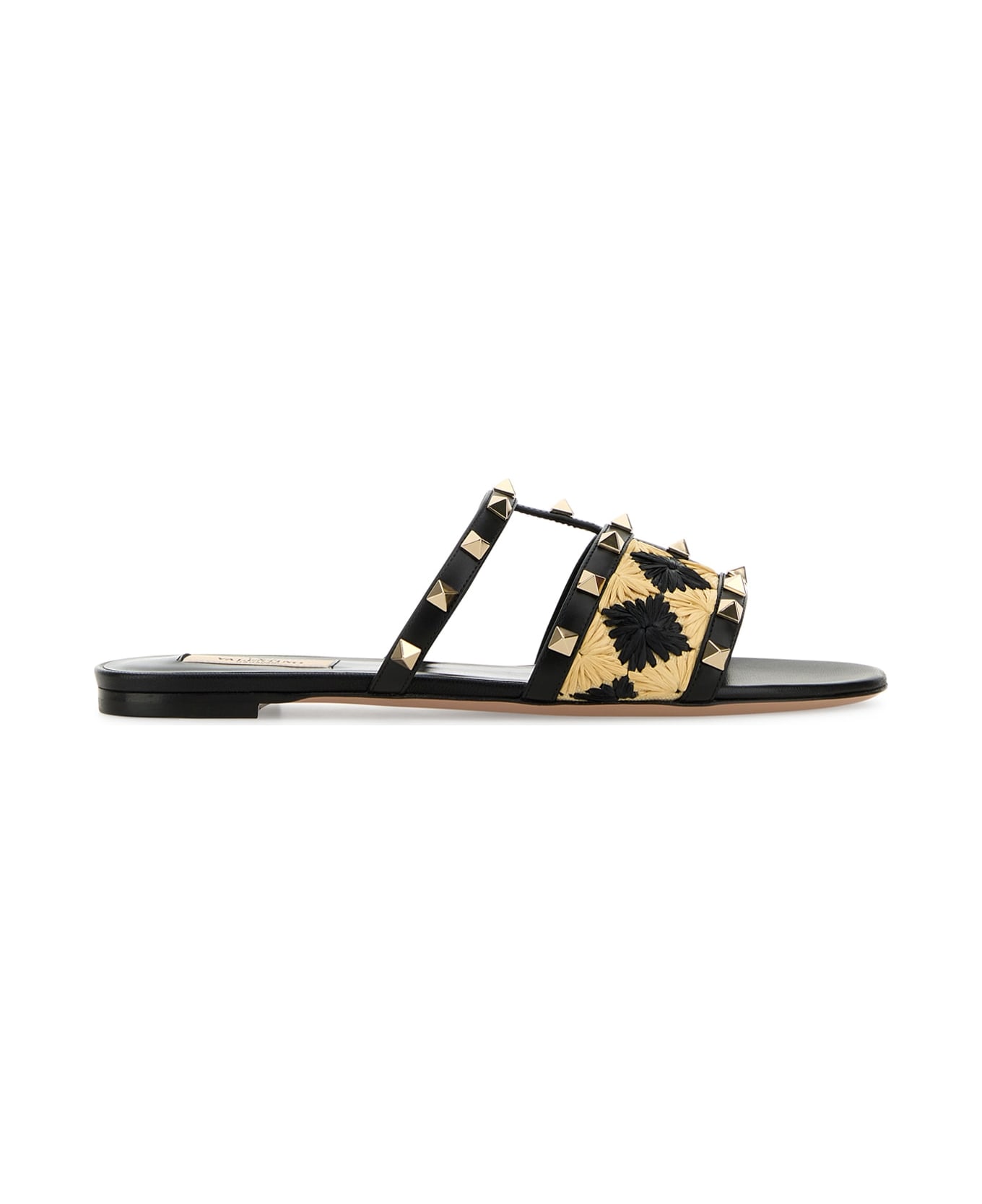 Valentino Garavani Slide | Rockstud | T. 05 - NERONATURALENERO