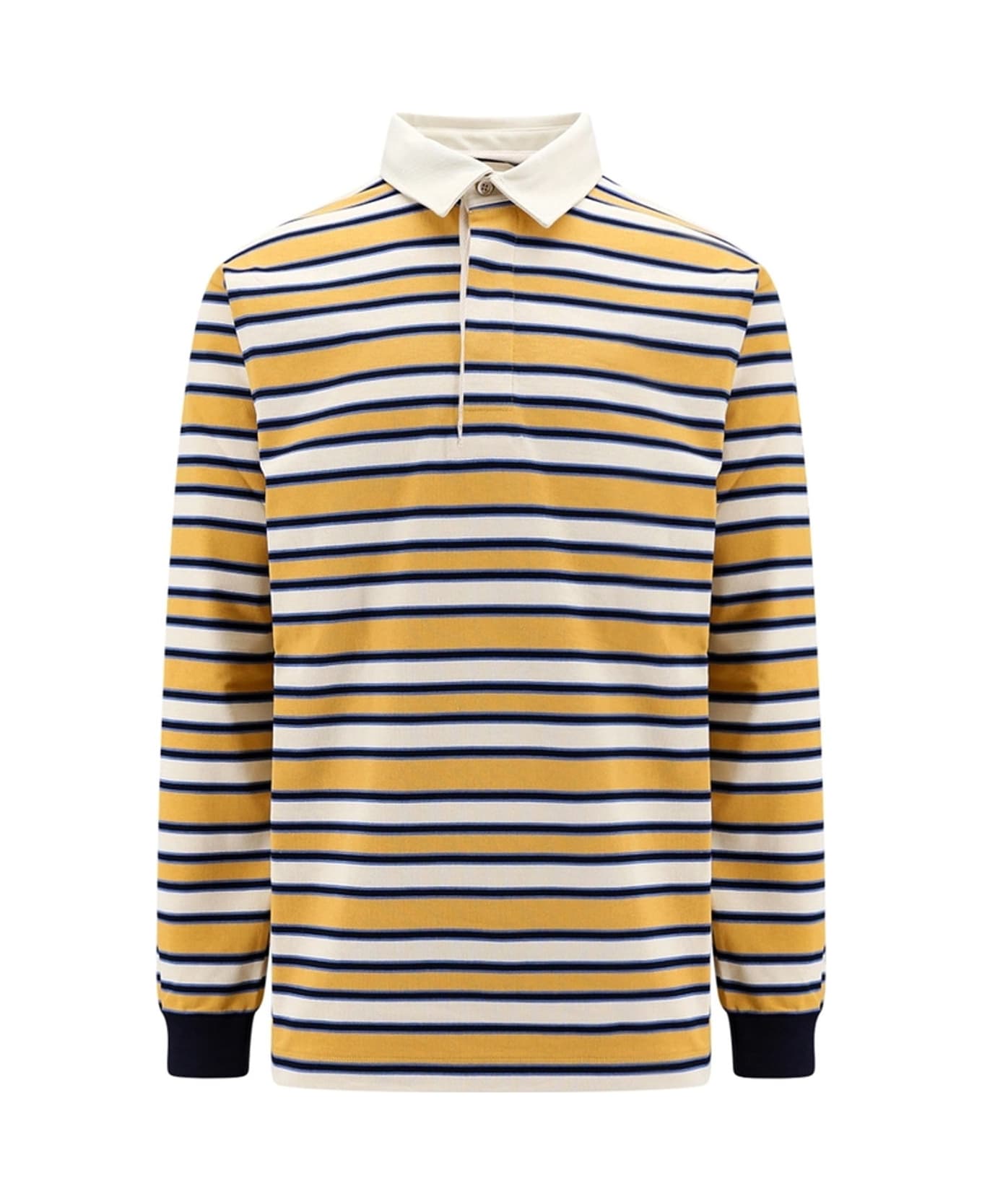 Gucci Striped Polo Shirt - Yellow シャツ