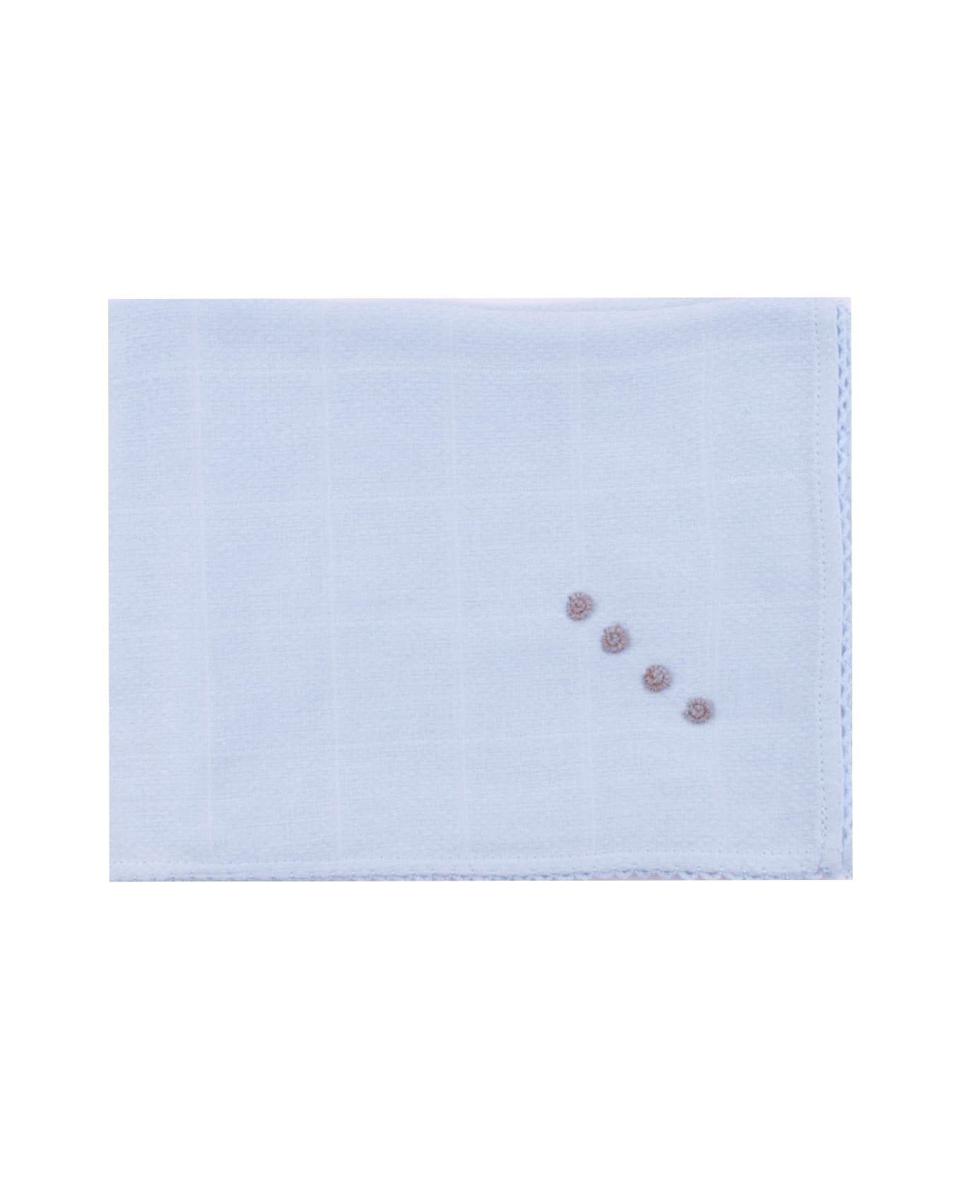 Piccola Giuggiola Cotton Sheet - Light blue アクセサリー＆ギフト