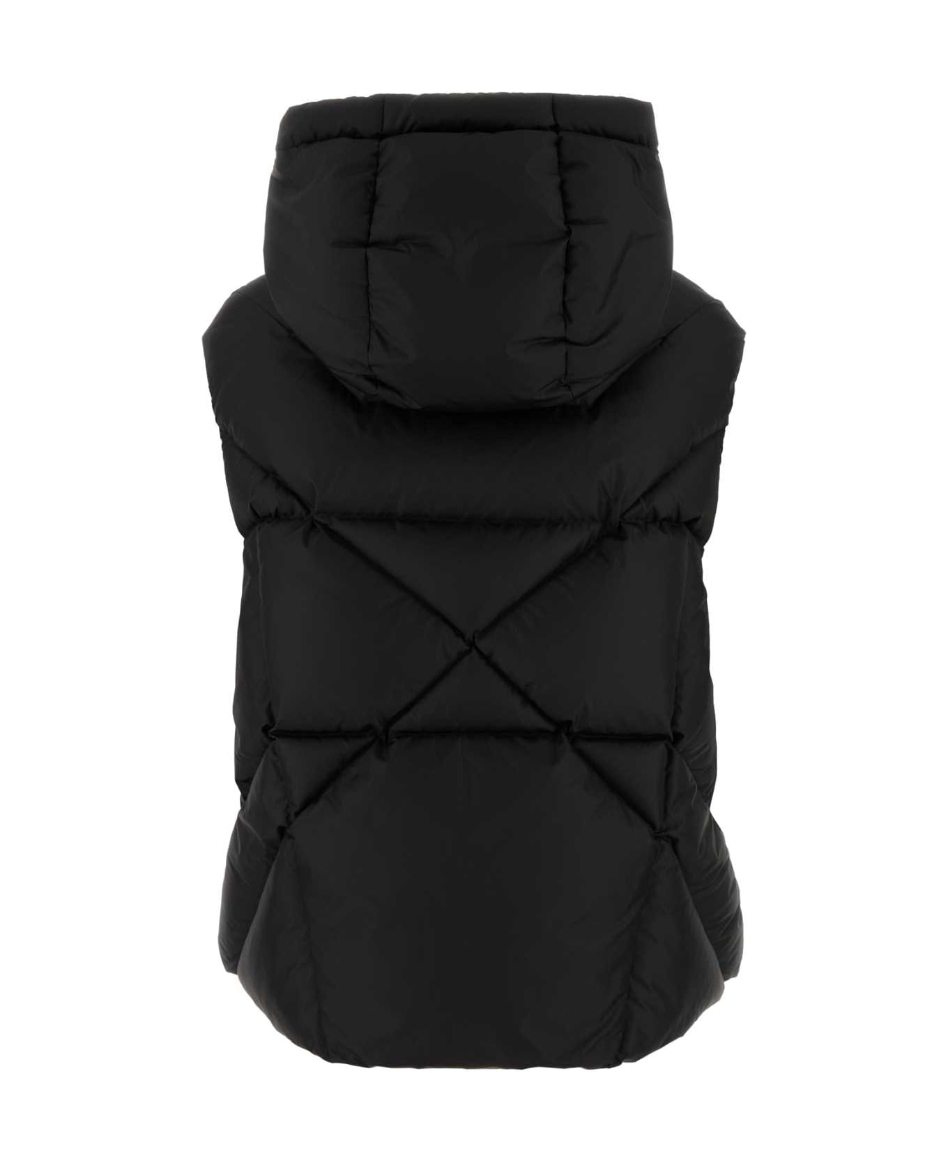 Khrisjoy Black Polyester Blend Down Jacket - BLACK