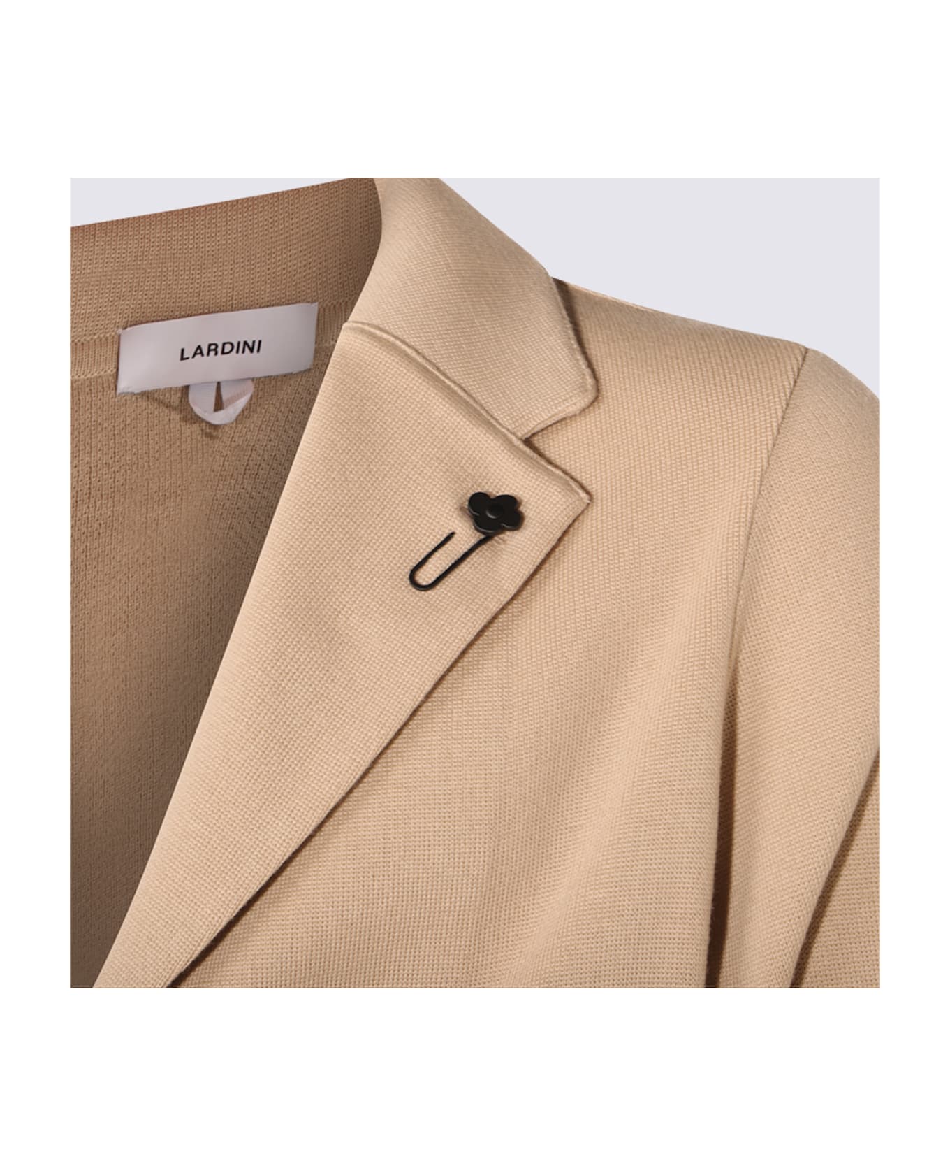 Lardini Beige Wool Knitwear - Beige