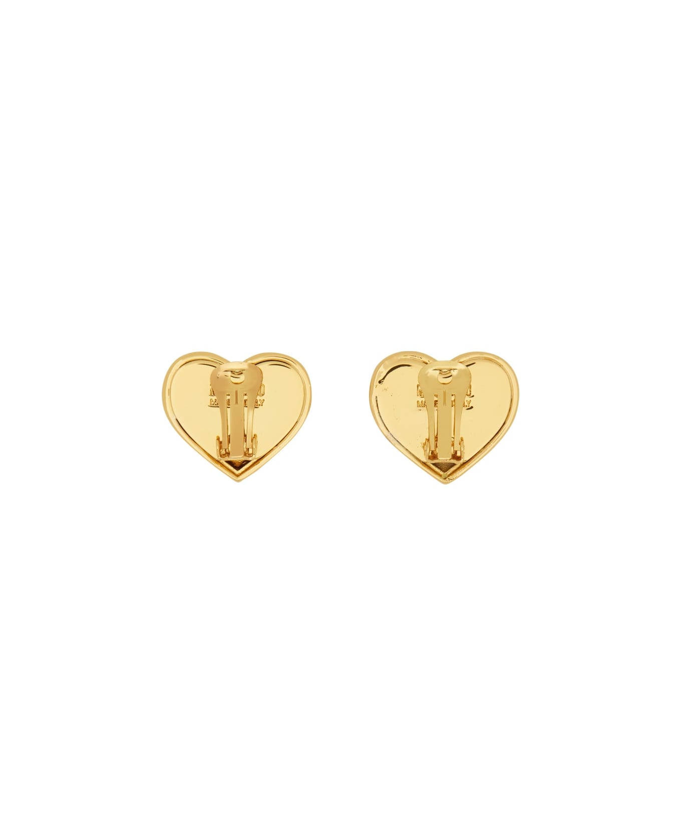 Moschino Logo Earring - GOLD
