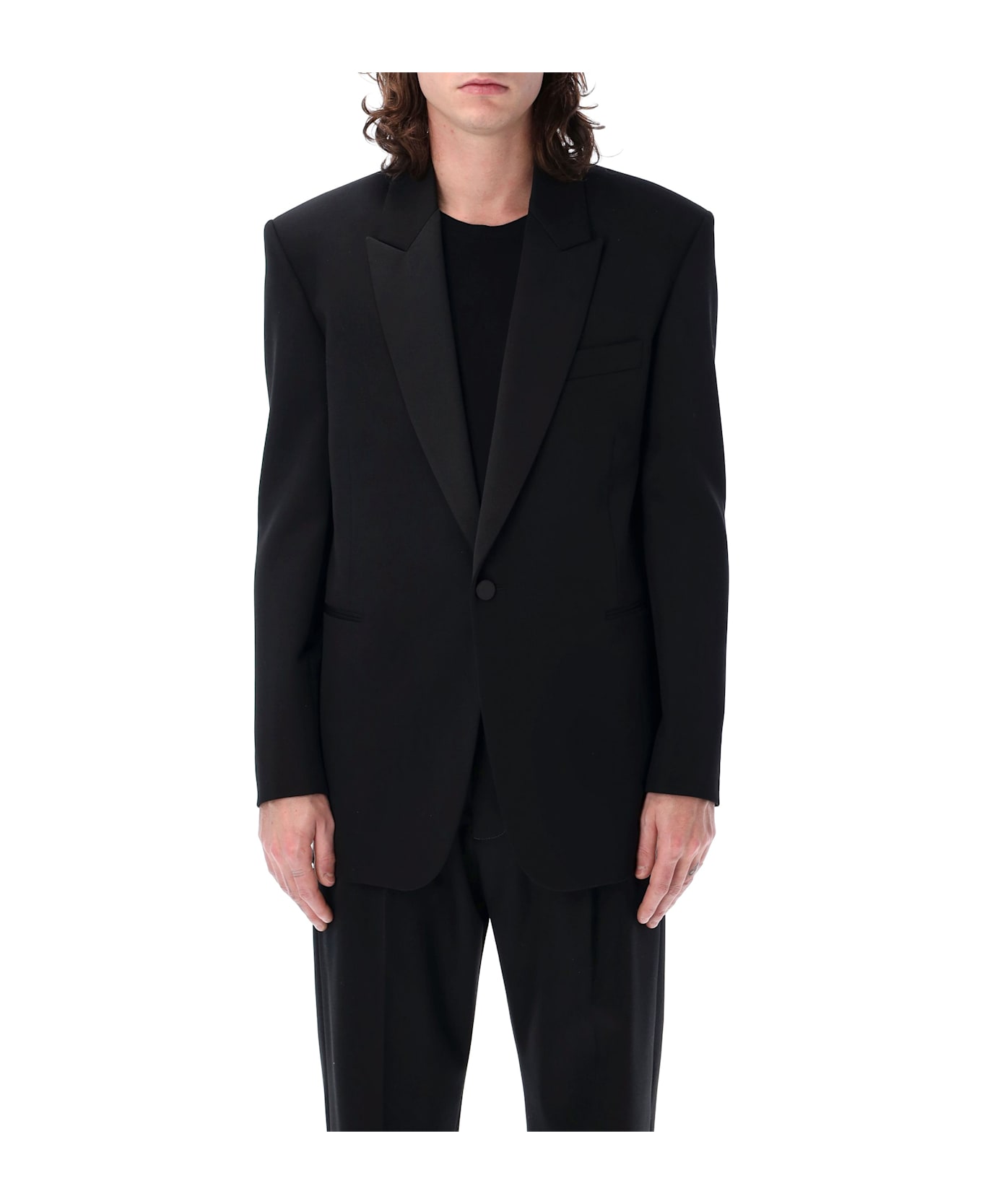 Saint Laurent Tuxedo Jacket - BLACK
