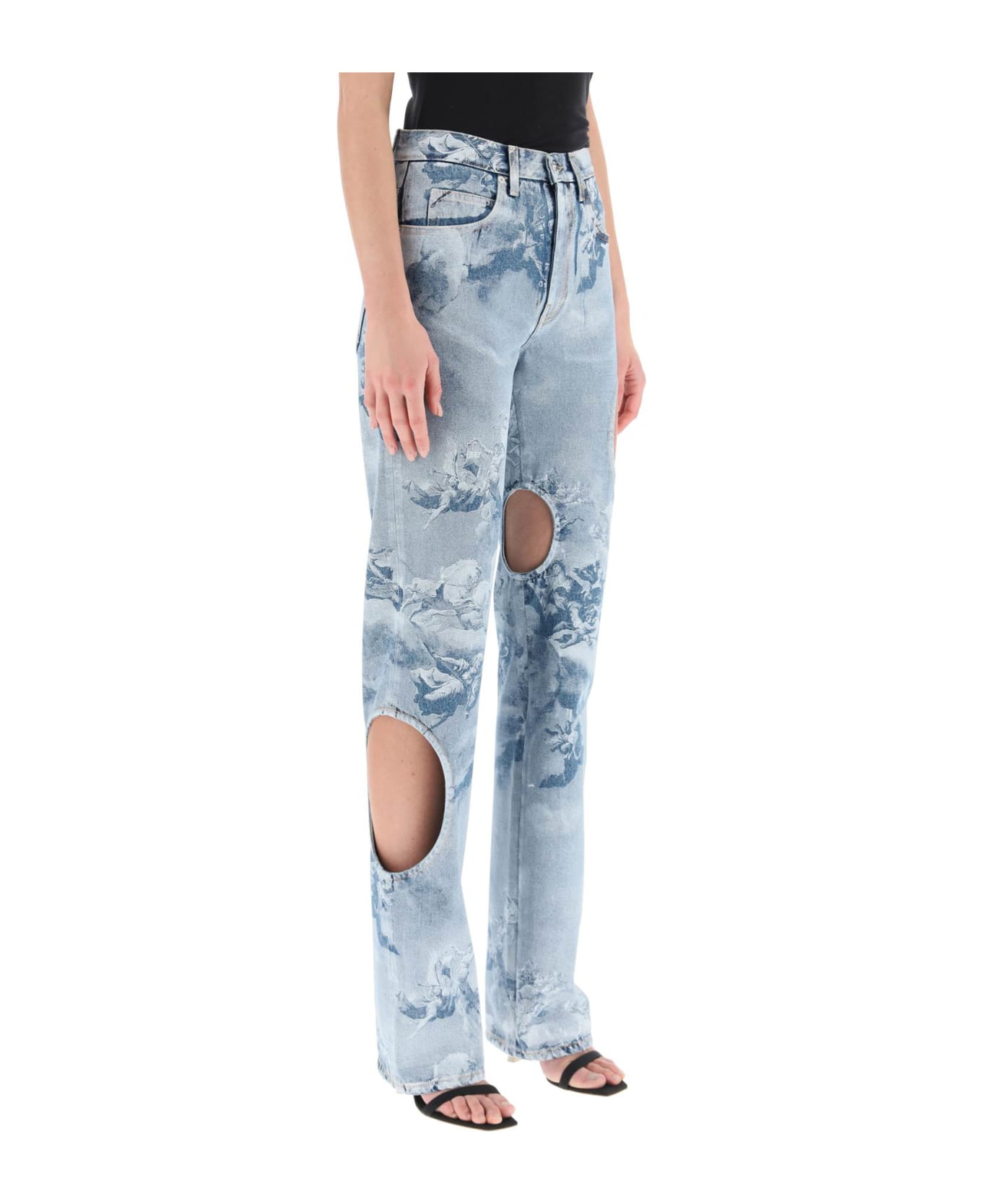 Off-White Meteor Cool Baggy Jeans - Blu