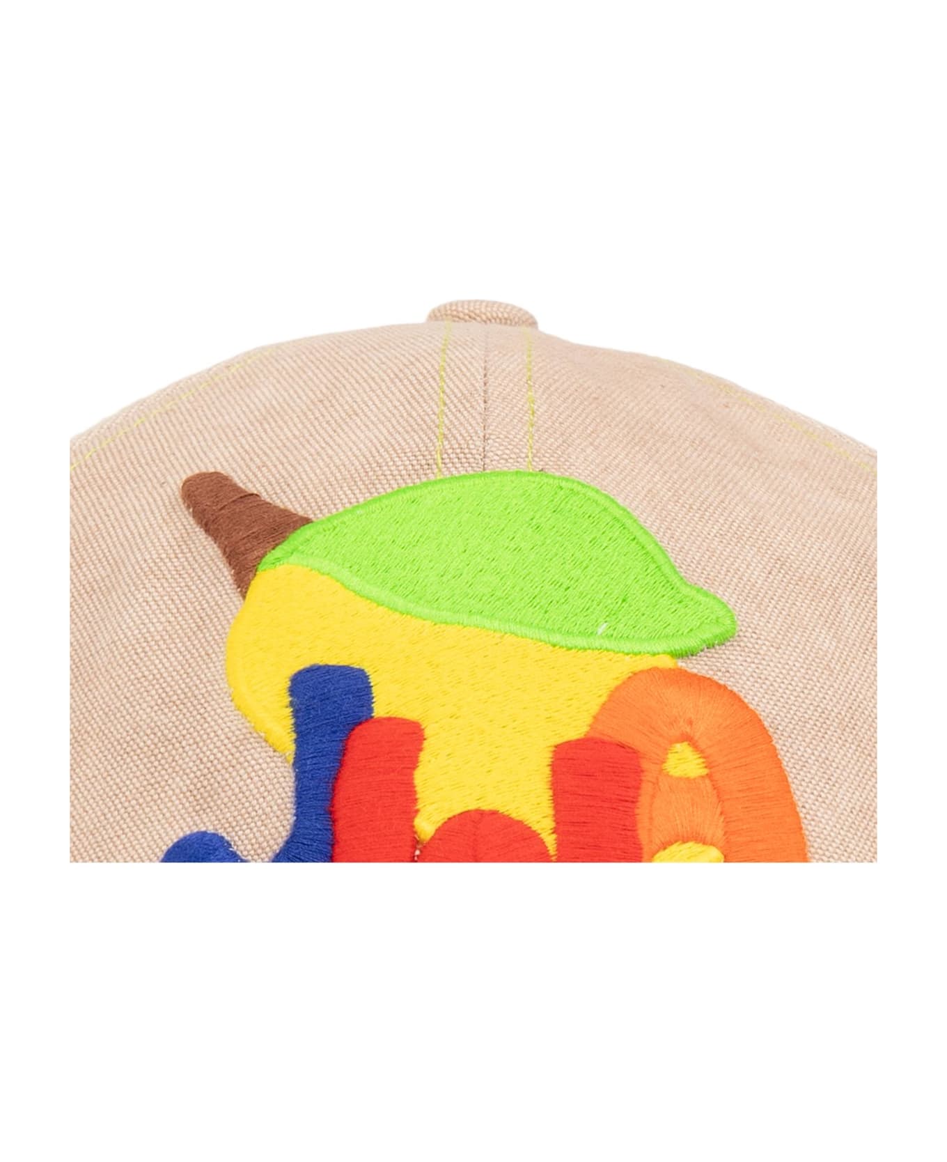 J.W. Anderson Jw Anderson Patched Baseball Cap - Beige