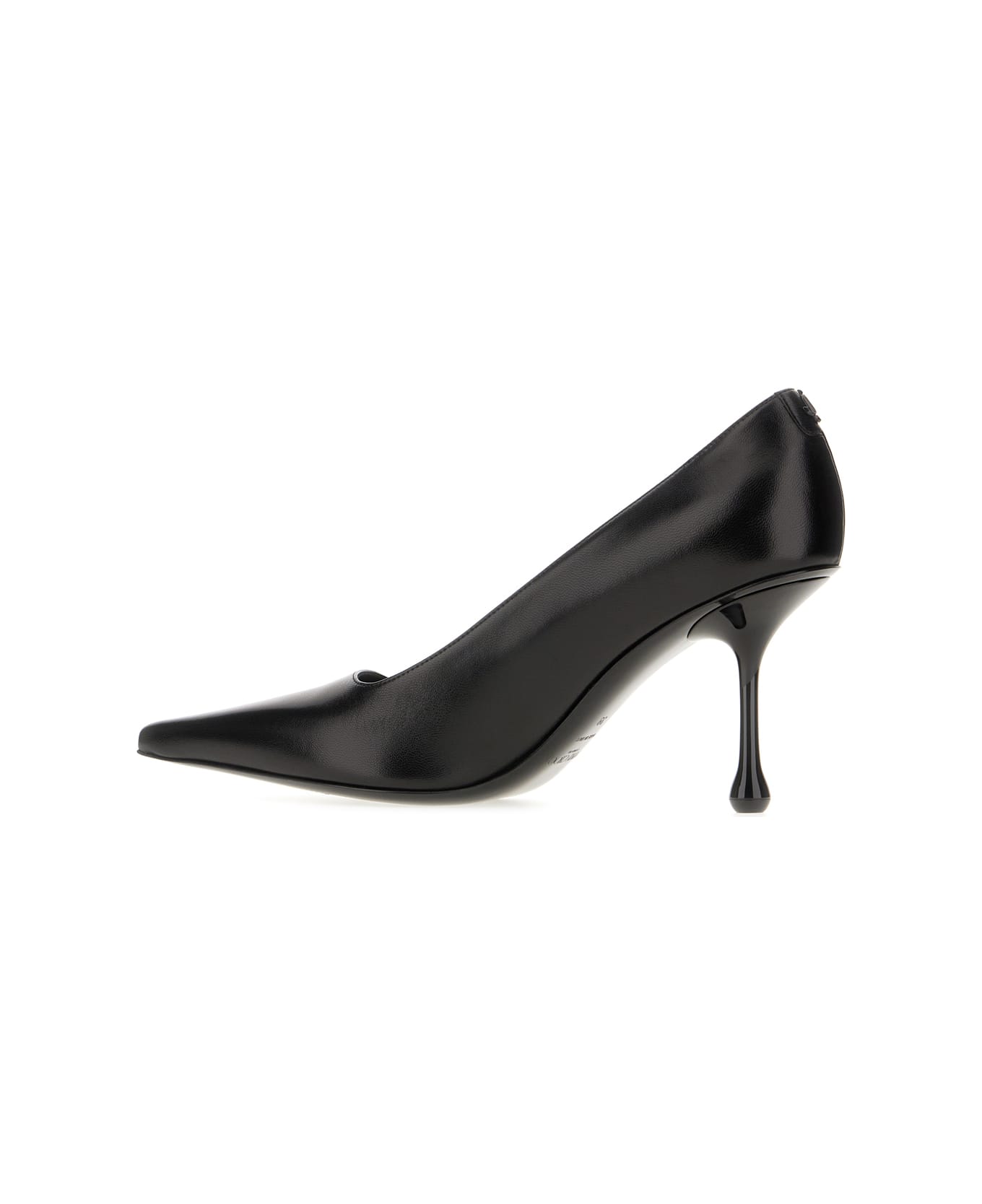 Jimmy Choo Black Nappa Leather Ixia Pumps - BLACK