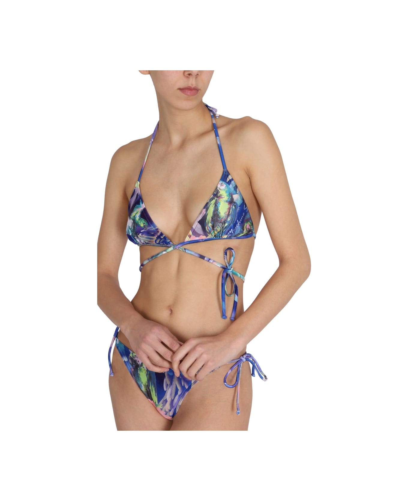 Moschino Printed Bikini Swimsuit - BLUE