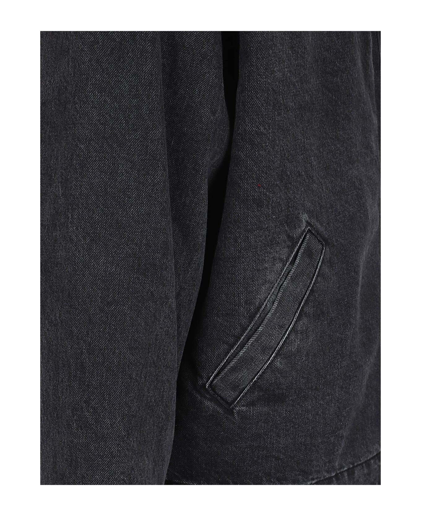 Kenzo Blouson - Bt Stone Bleached Black Denim