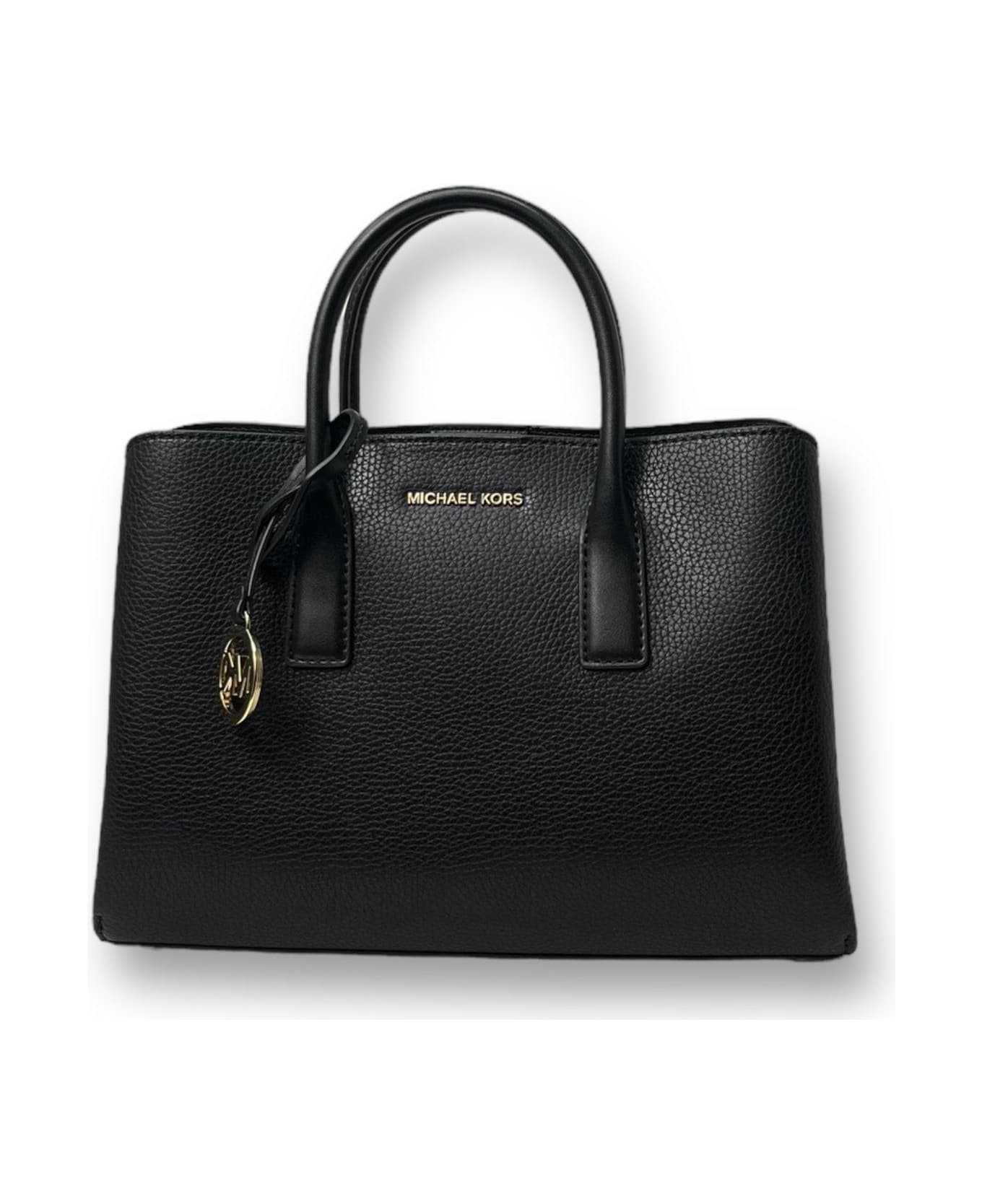 Michael Kors Collection Ruthie Medium Top Handle Bag - Black