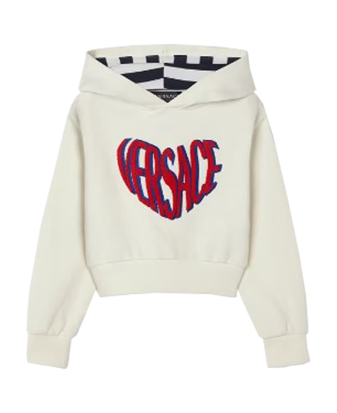 Versace Logo Sweatshirt - White