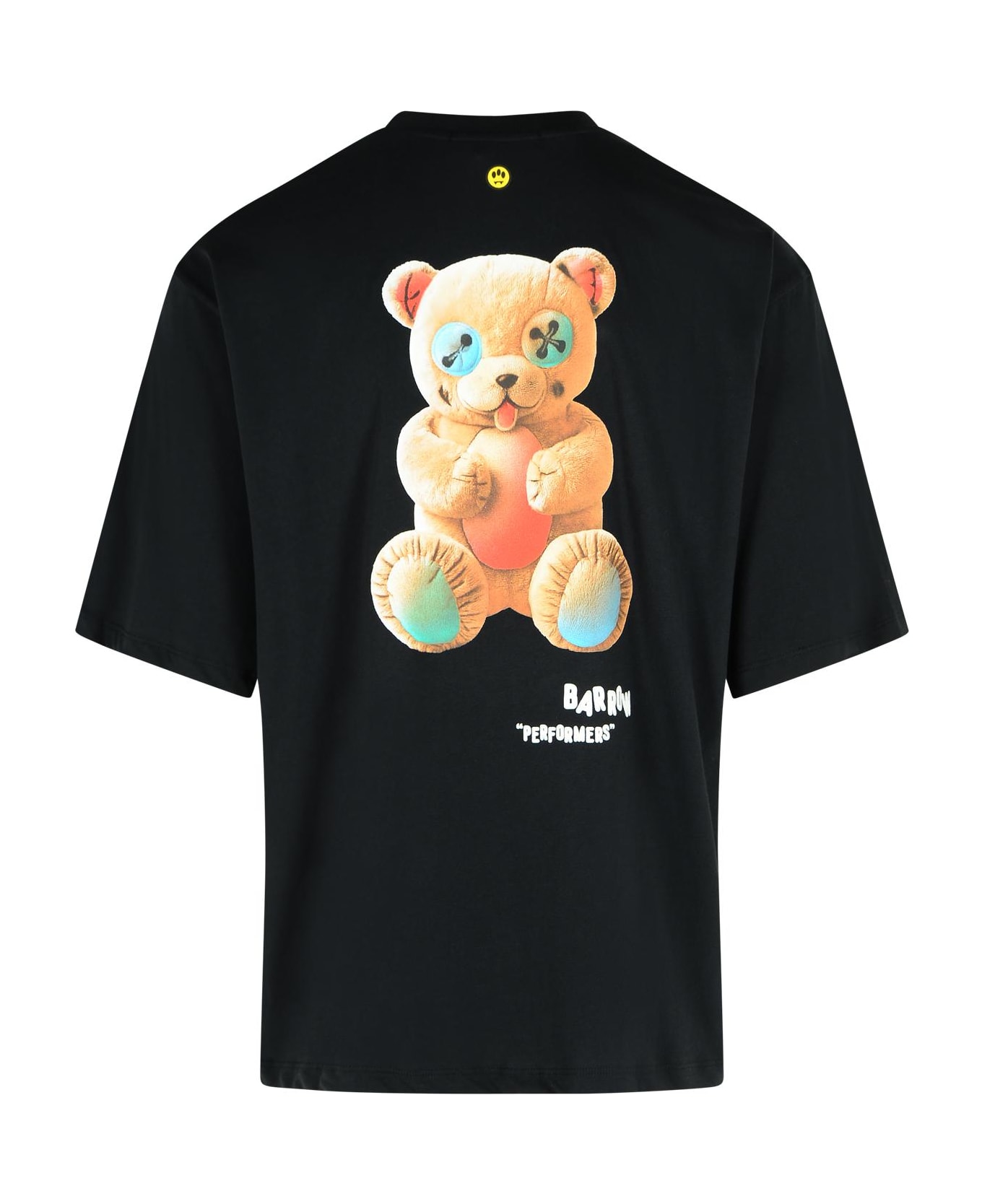 Barrow Black Cotton T-shirt - Nero