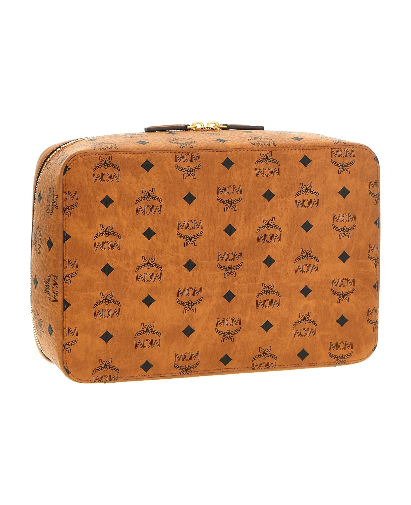 MCM Logo Print Beauty - Brown