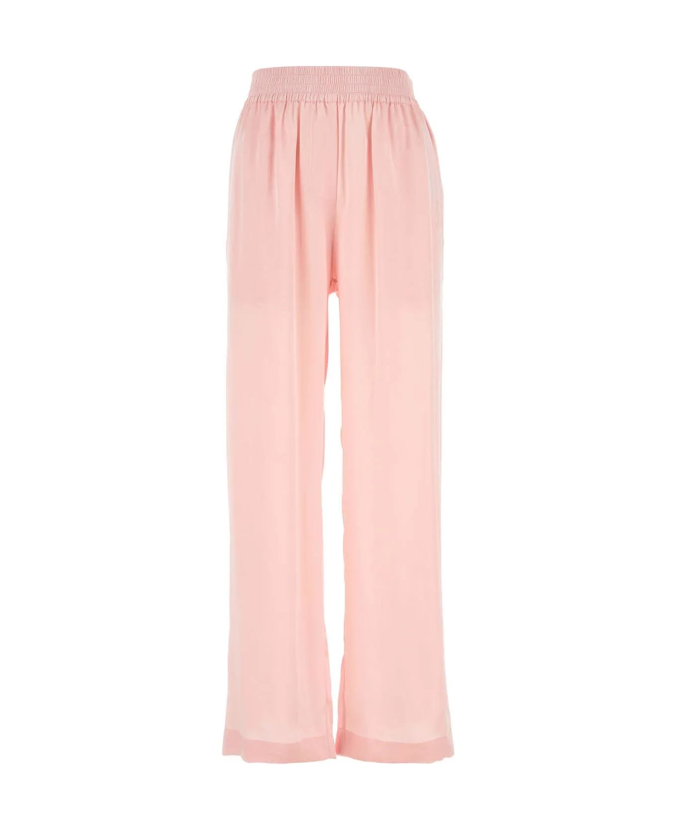 Burberry Pastel Pink Satin Pyjama Pant - Pink ボトムス