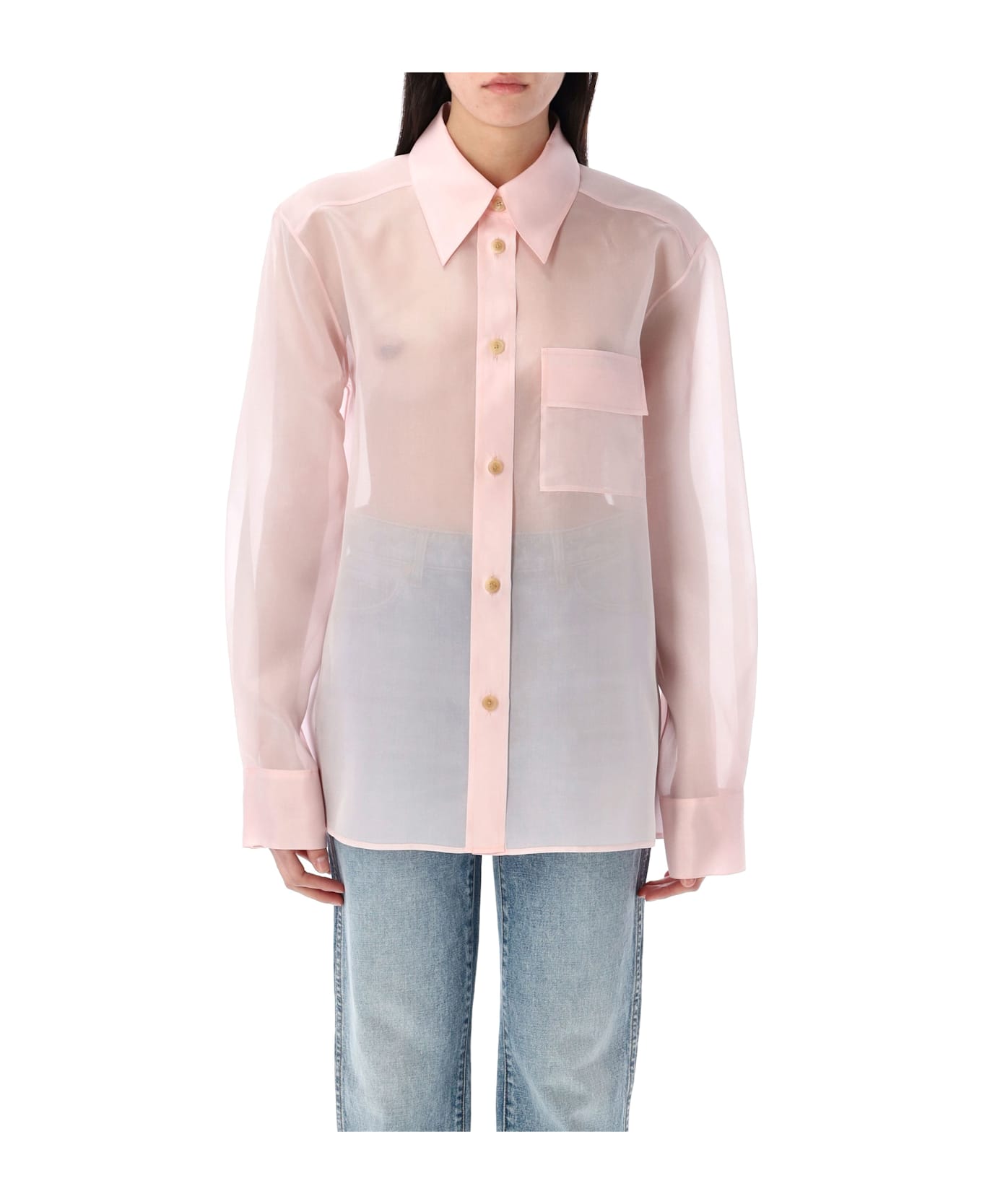 Khaite Yatty Shirt - SOFT PINK