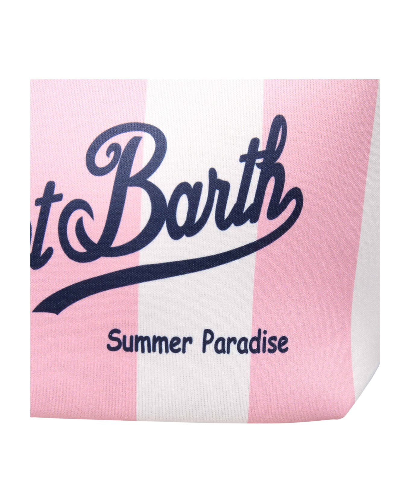 MC2 Saint Barth Pink Clutch Bag For Girl With Logo