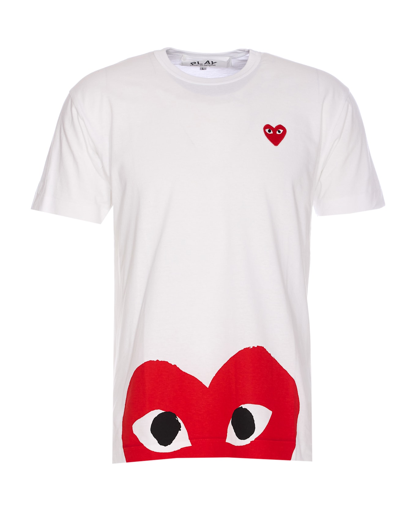 Comme des Garçons Play Heart Logo T-shirt - White