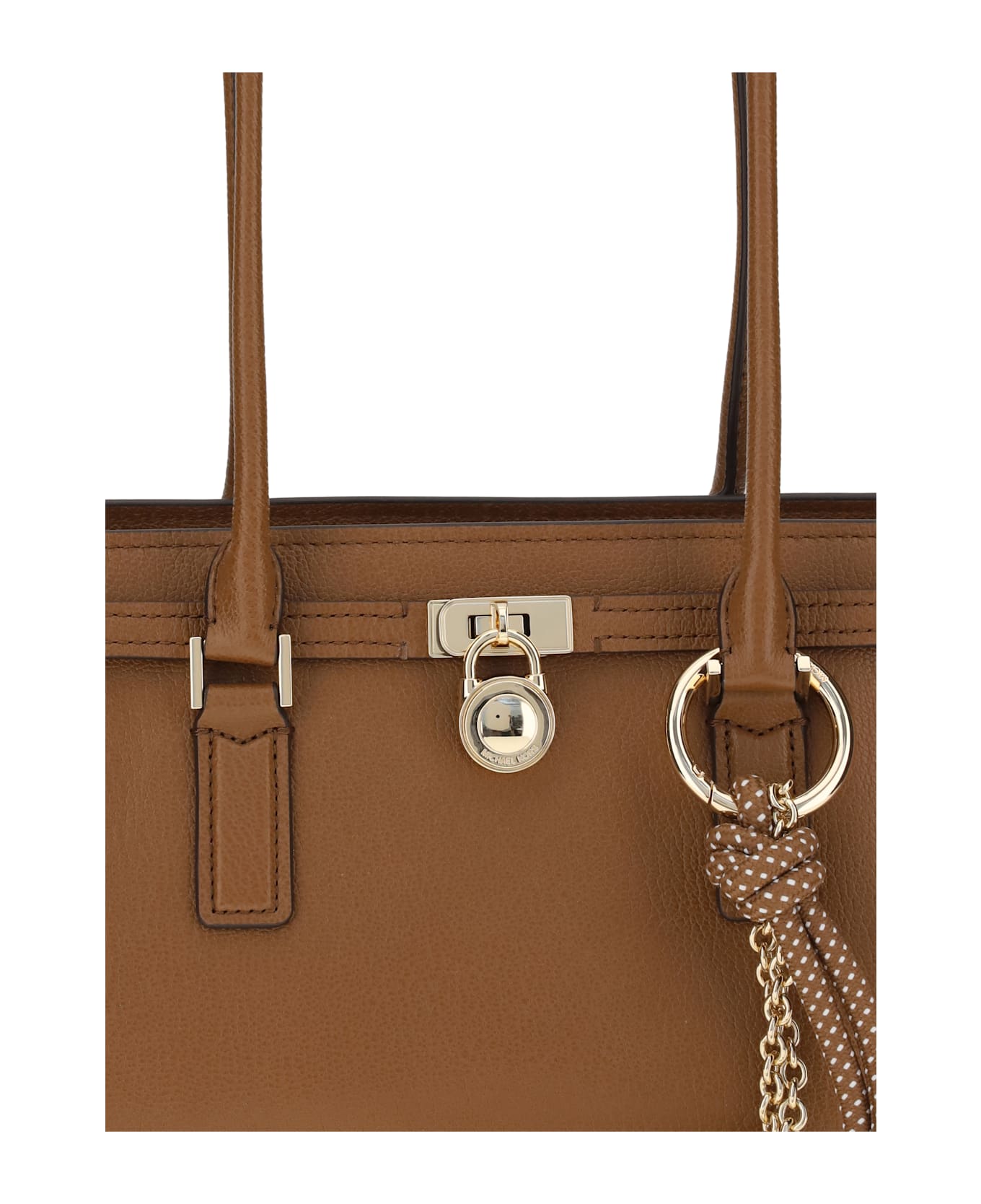 Michael Kors Leather Shoulder Bag - BROWN