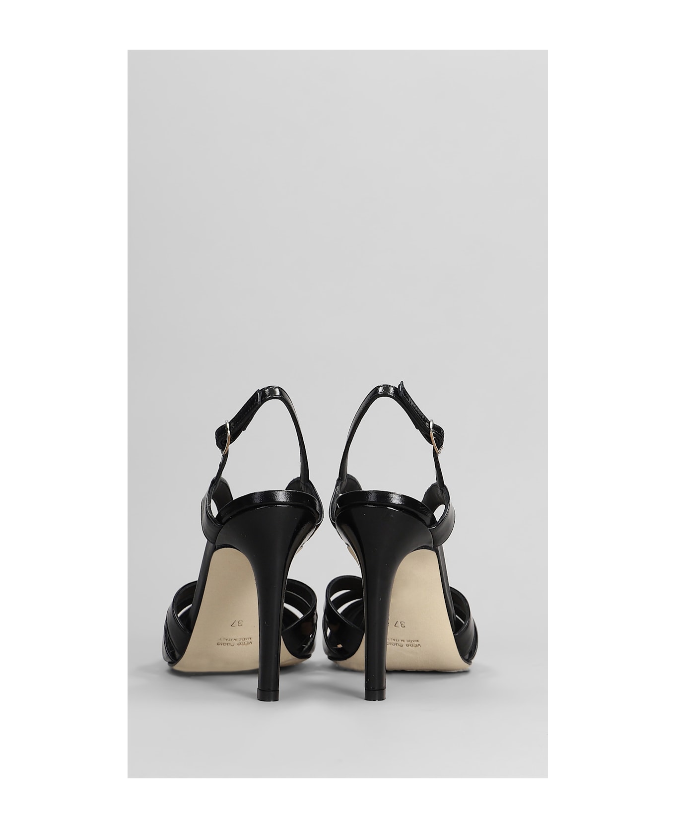The Seller Sandals In Black Leather - black