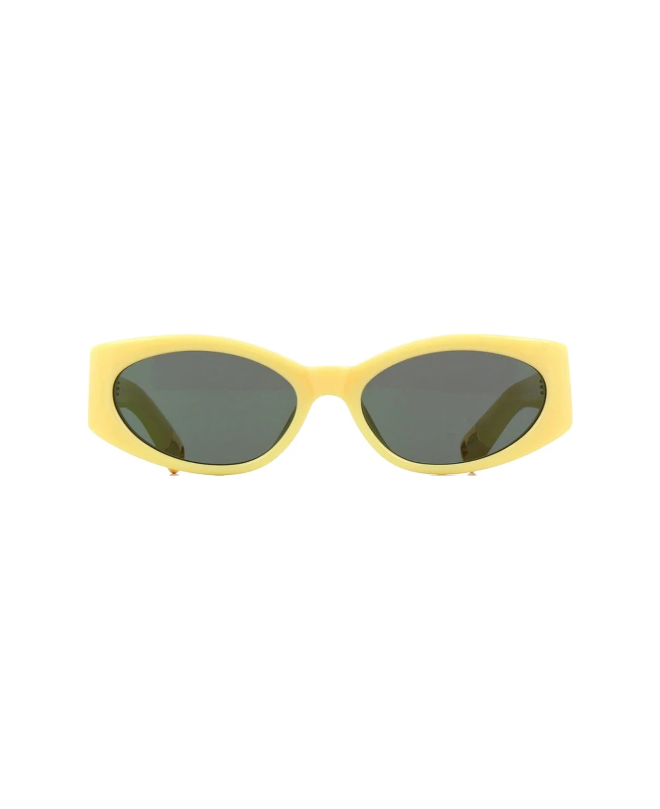 Jacquemus Les Lunettes Ovalo Jac4 Linea Les Sculptures C4 Yellow Sunglasses - Giallo