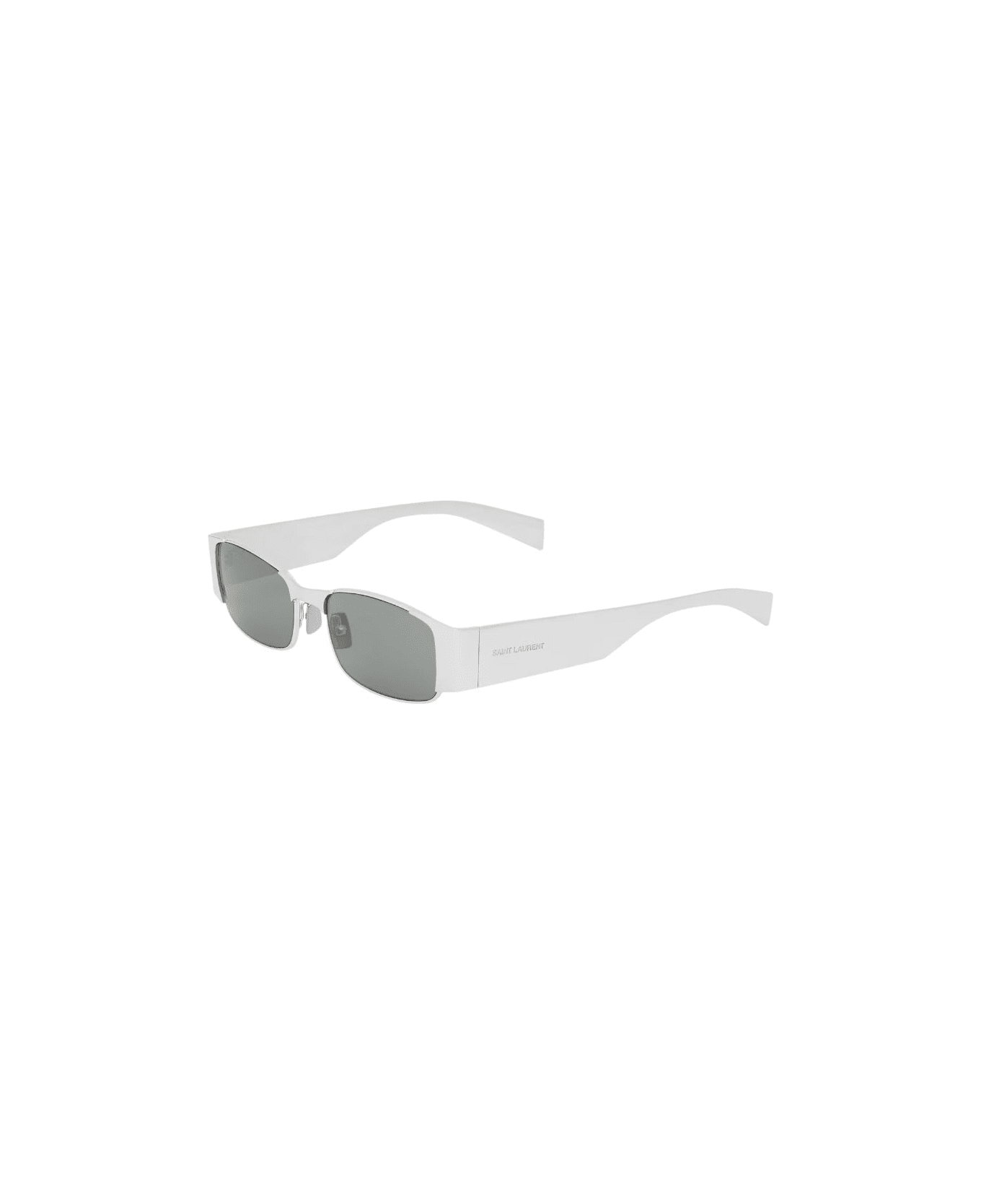 Saint Laurent Eyewear Sl 738 - Silver Metal Sunglasses