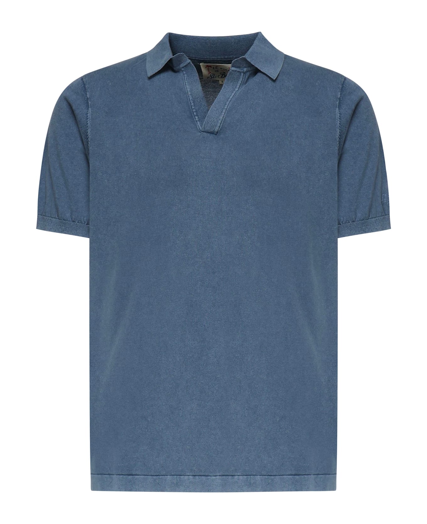 MC2 Saint Barth Sloan Polo With Logo - Blue