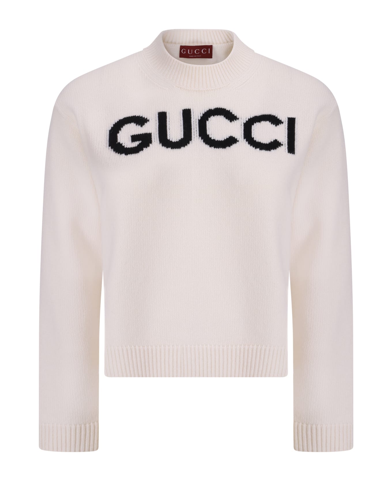 Gucci Ivory Wool Sweater - IVORYBLACK