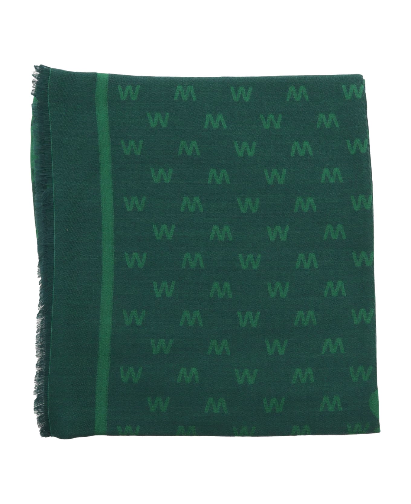 Weekend Max Mara Dire Emerald Scarf - GREEN