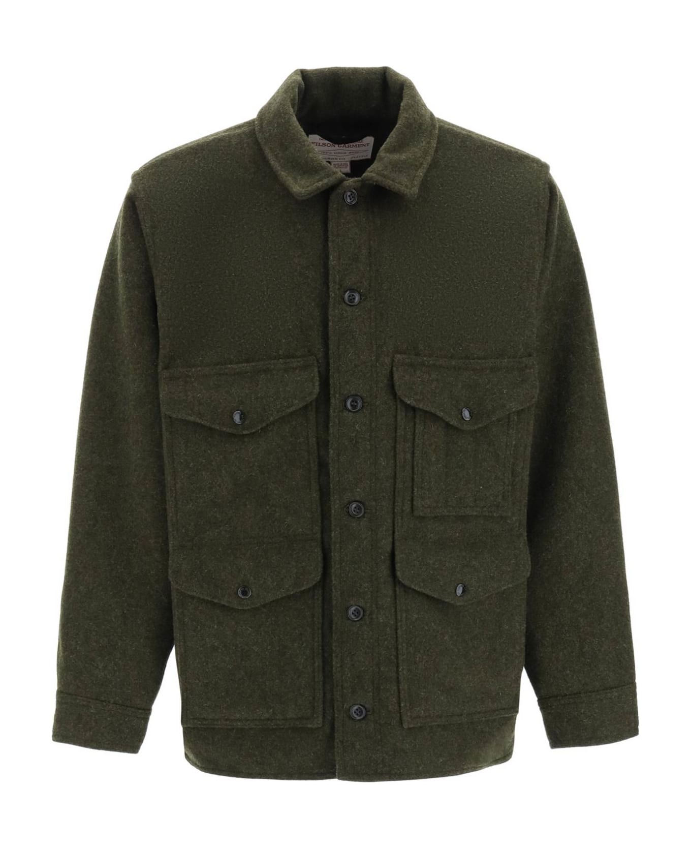 Filson Mackinaw Wool Cruiser Jacket - FOREST GREEN (Green)