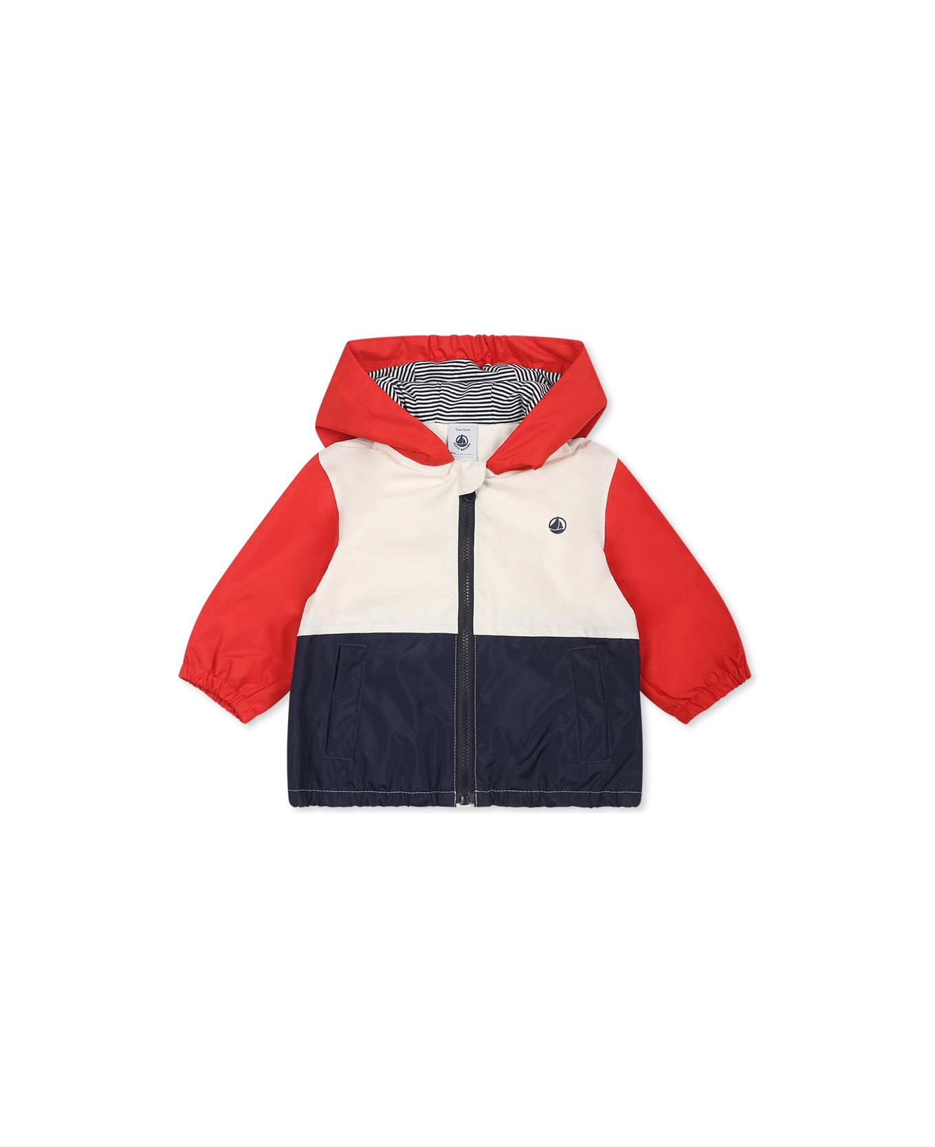 Petit Bateau Multicolor Windbreaker Jacket For Baby Boy - Multicolor