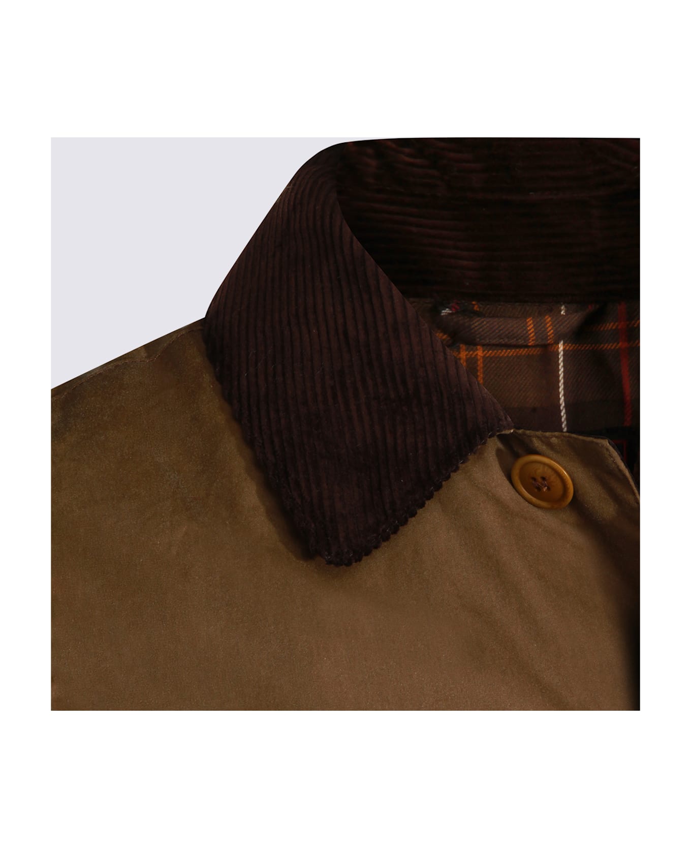 Barbour Brown Cotton Wax Trench Coat - Brown