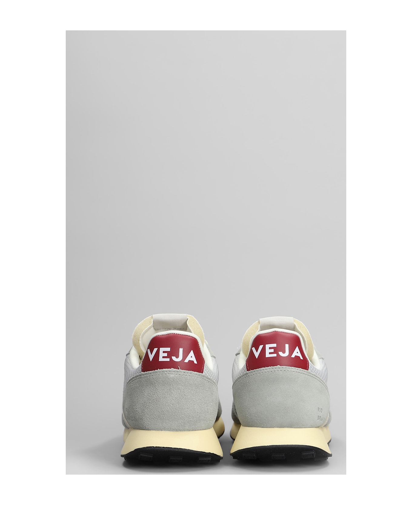 Veja Rio Branco Ii Sneakers In Grey Suede And Fabric - grey