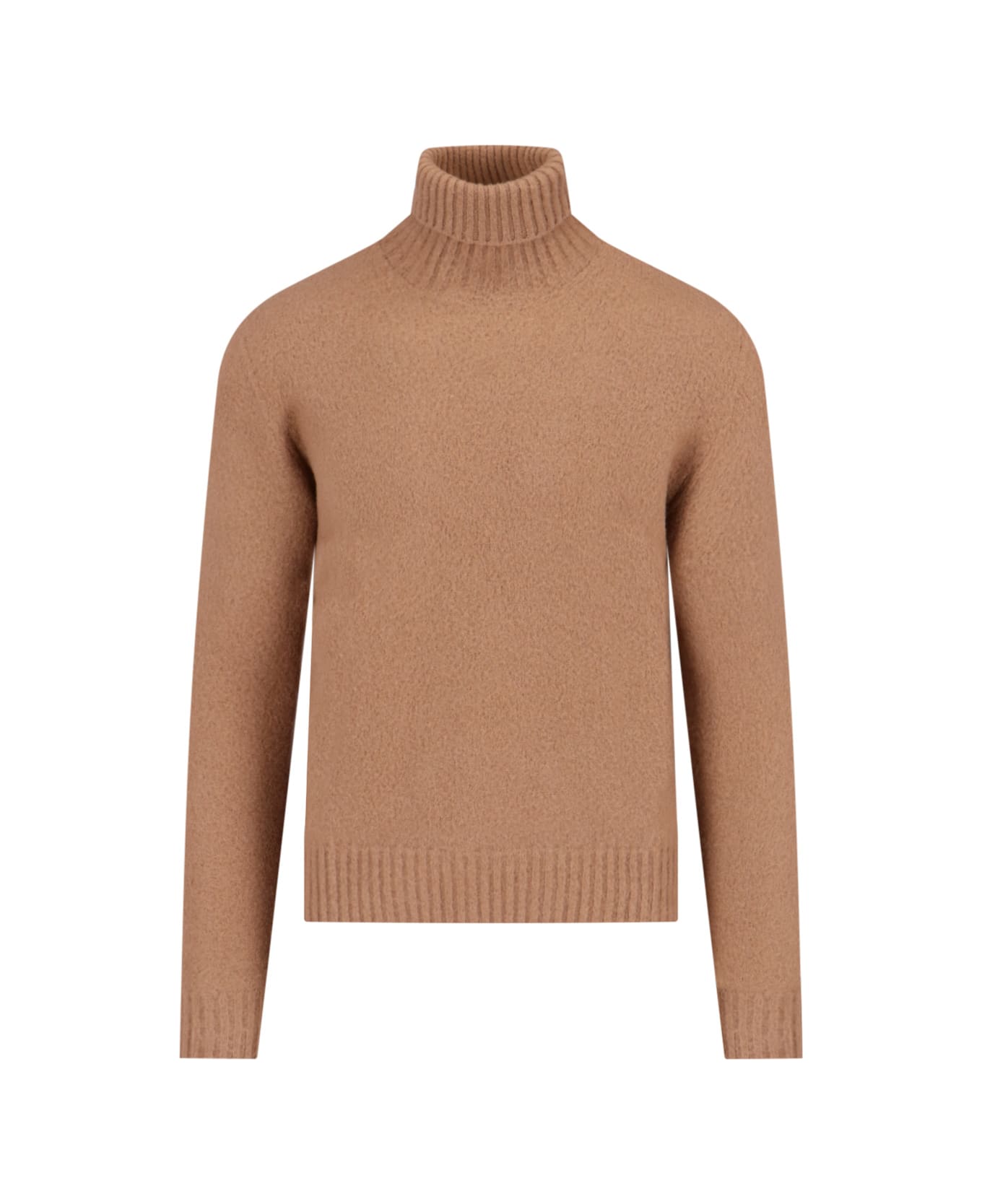 Drumohr High Neck Sweater - Brown