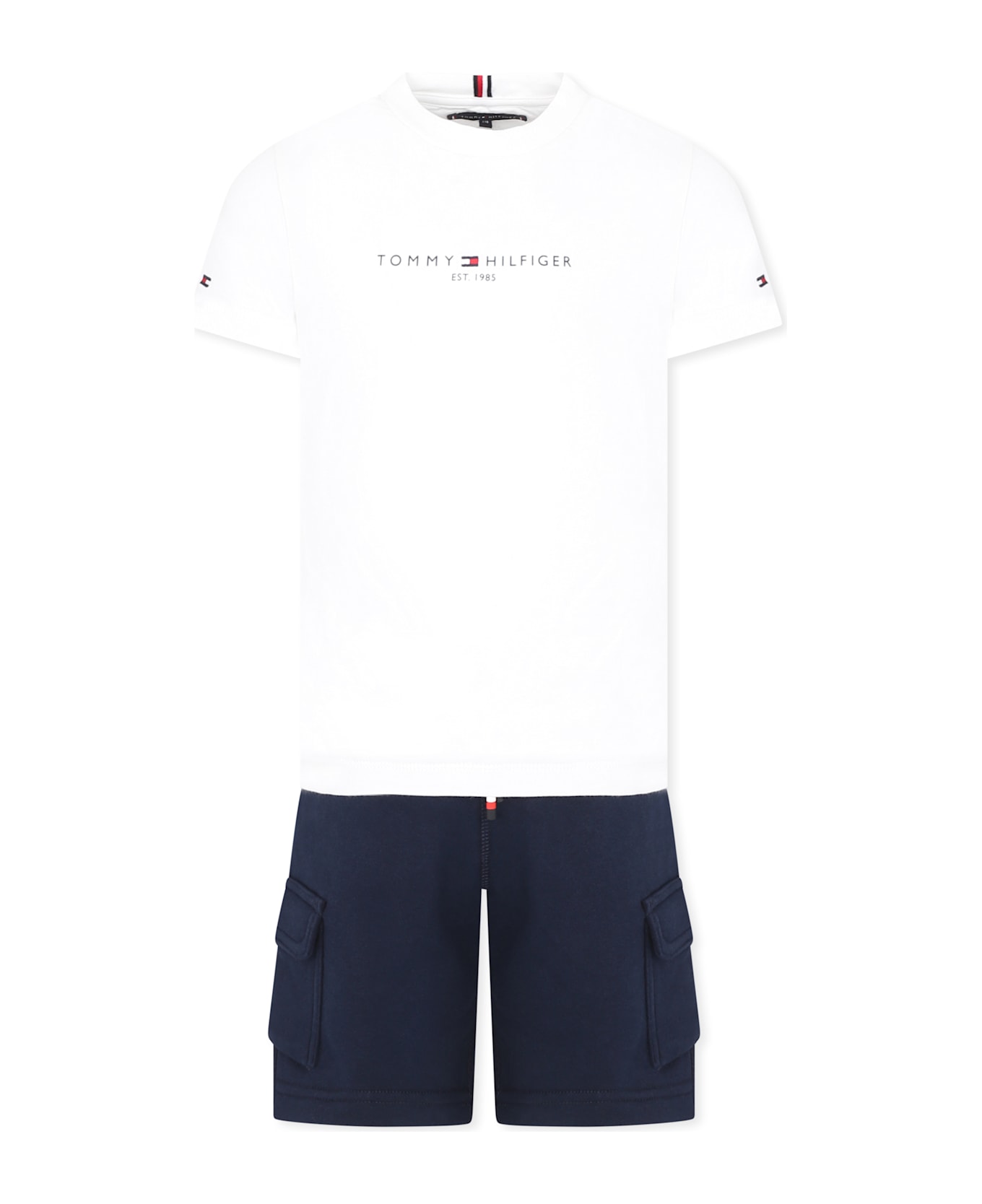 Tommy Hilfiger Multicolor Suit For Boy With Logo - Multicolor