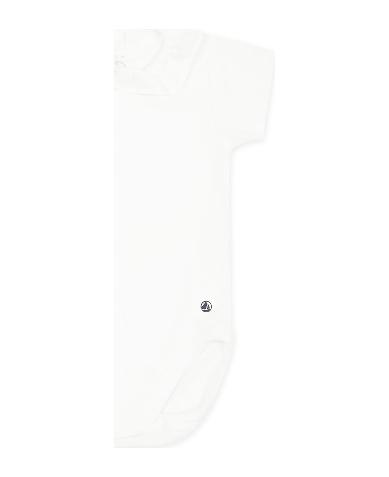 Petit Bateau White Bodysuit For Baby Girl - White