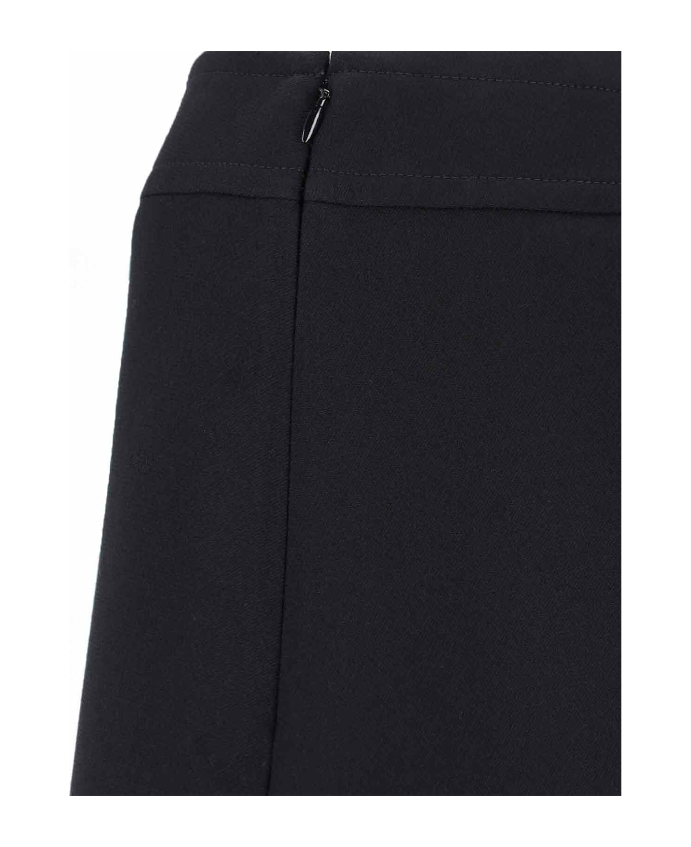 Celine Flared Mini Skirt - Black  