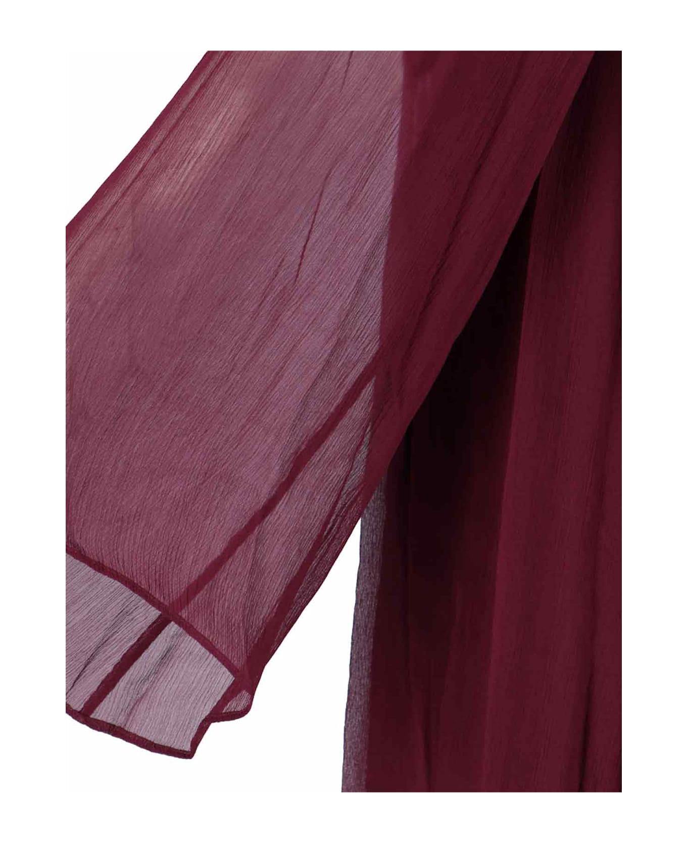 STAUD 
esther
 Mini Chiffon Dress - BORDEAUX