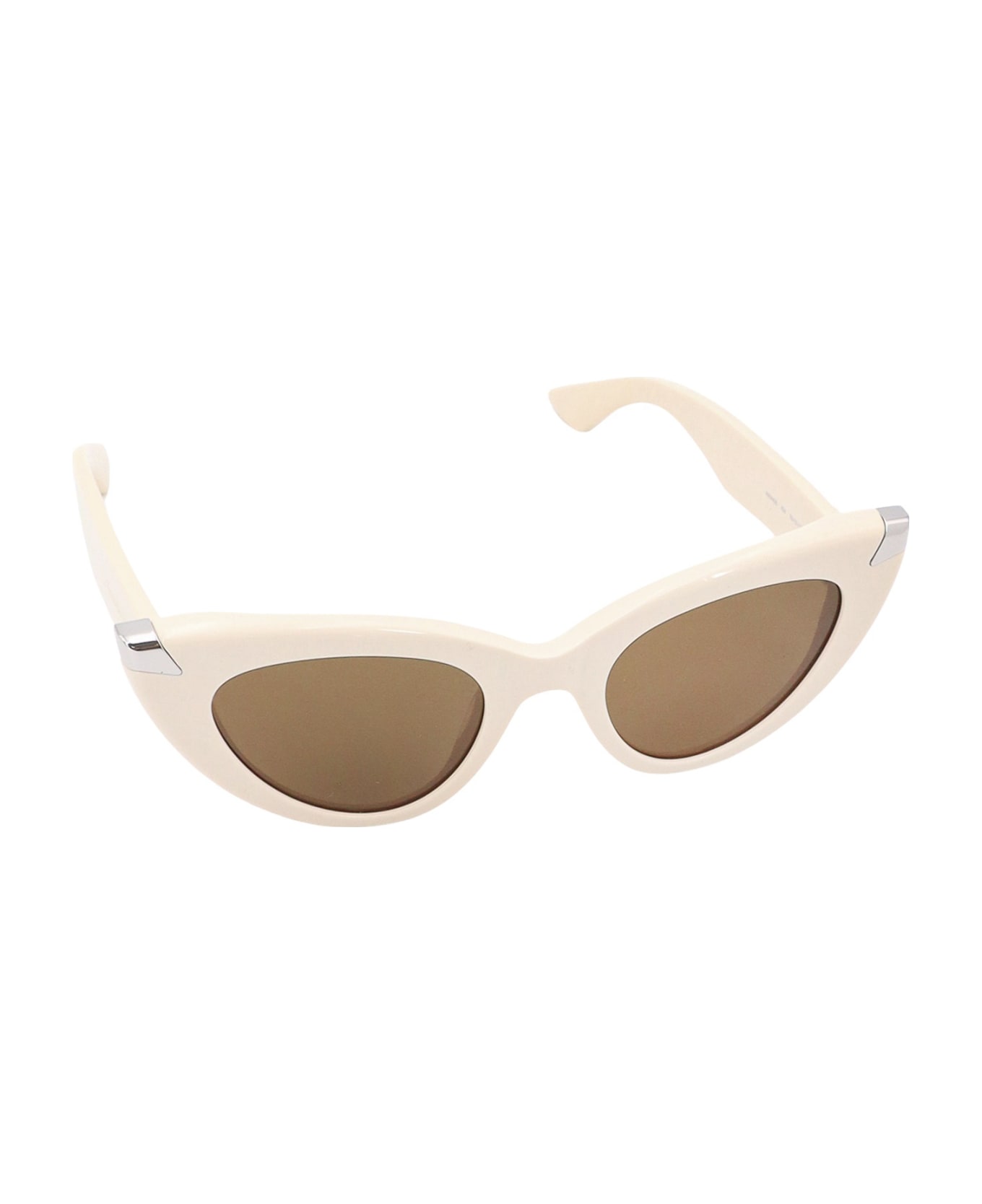 Alexander McQueen Punk Rivet Sunglasses - Beige サングラス