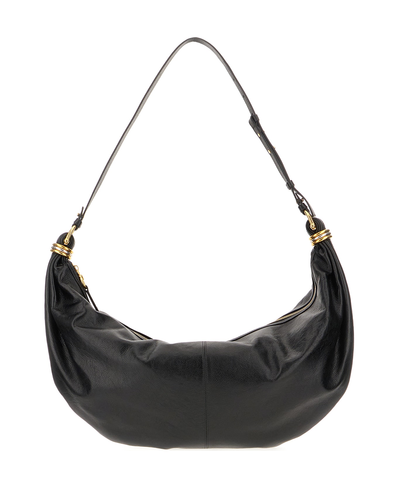 Chloé Black Leather Large Bracelet Shoulder Bag - BLACK