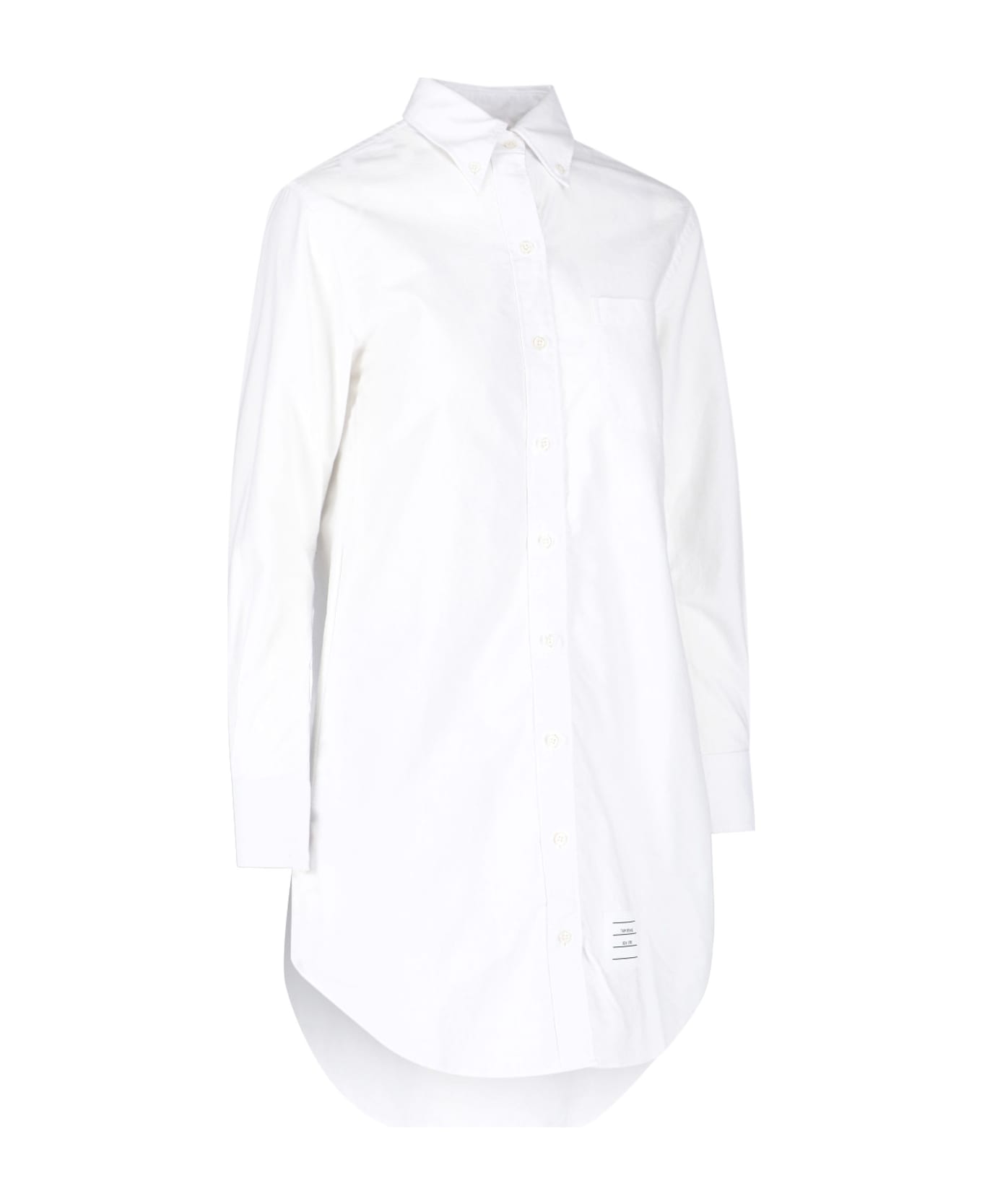 Thom Browne Chemisier Dress - WHITE