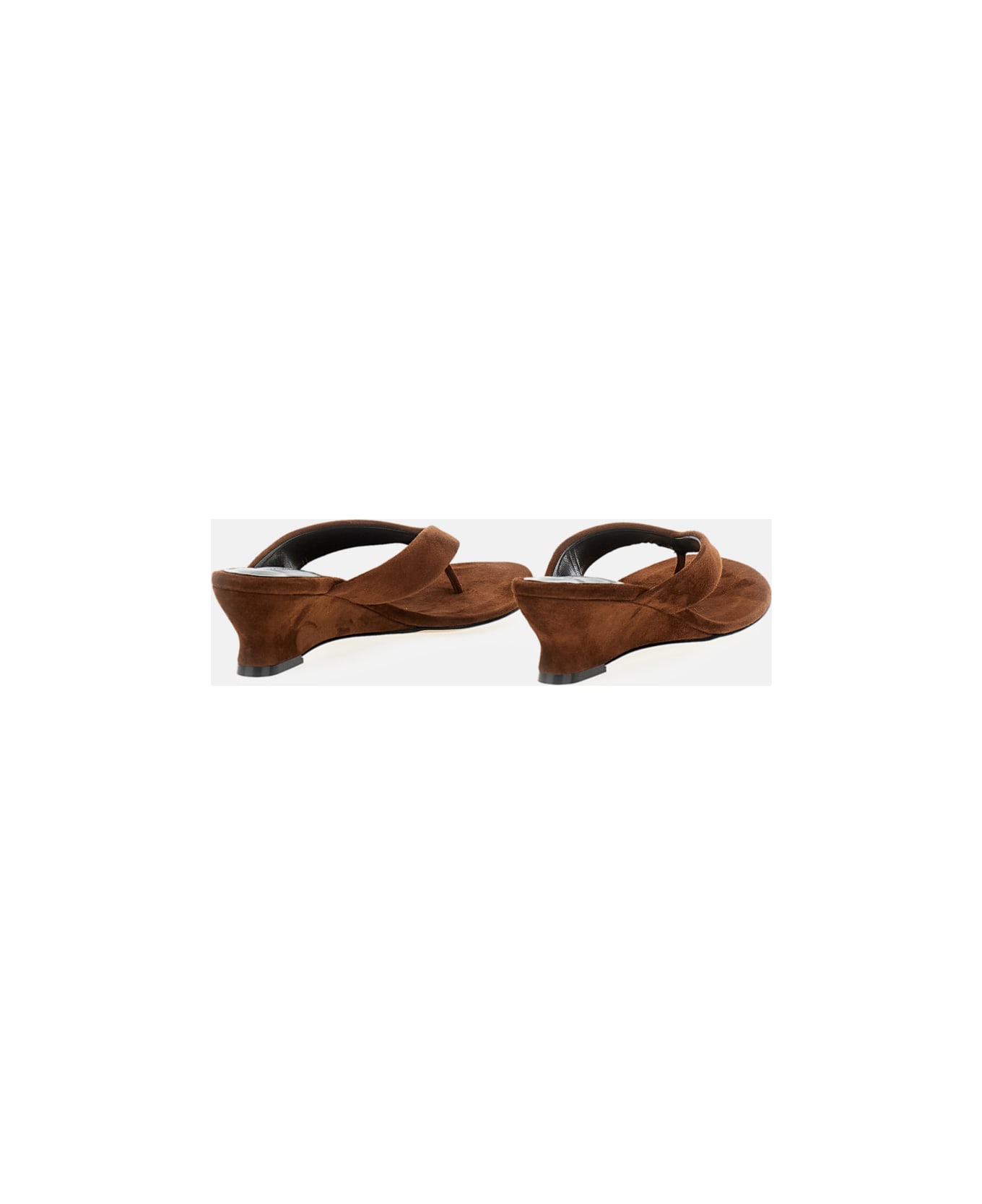Le Monde Beryl Micro Wedge Flip-flops - Brown