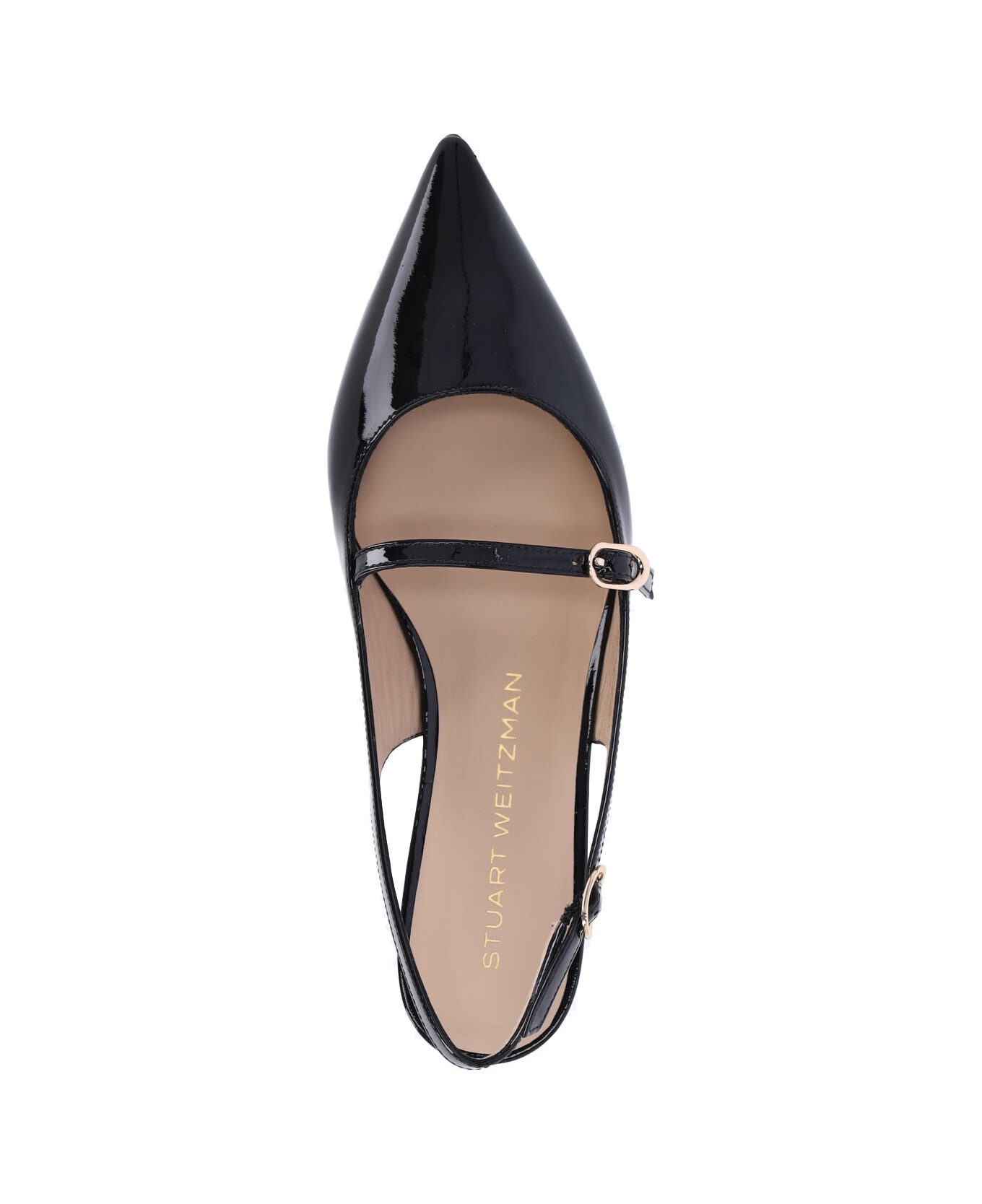 Stuart Weitzman "emilia" Slingback Mules - Black  