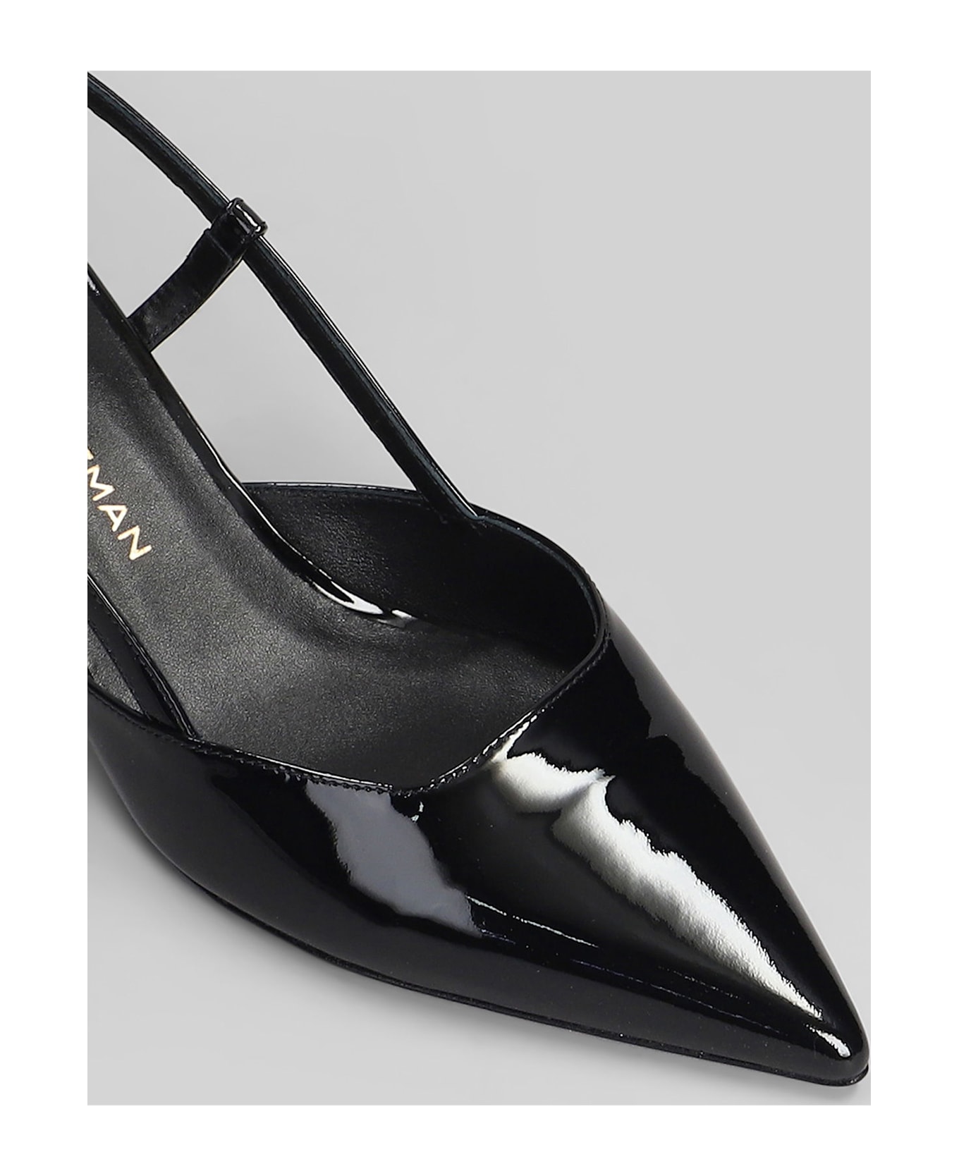 Stuart Weitzman Vinnie 50 Pumps In Black Patent Leather - black