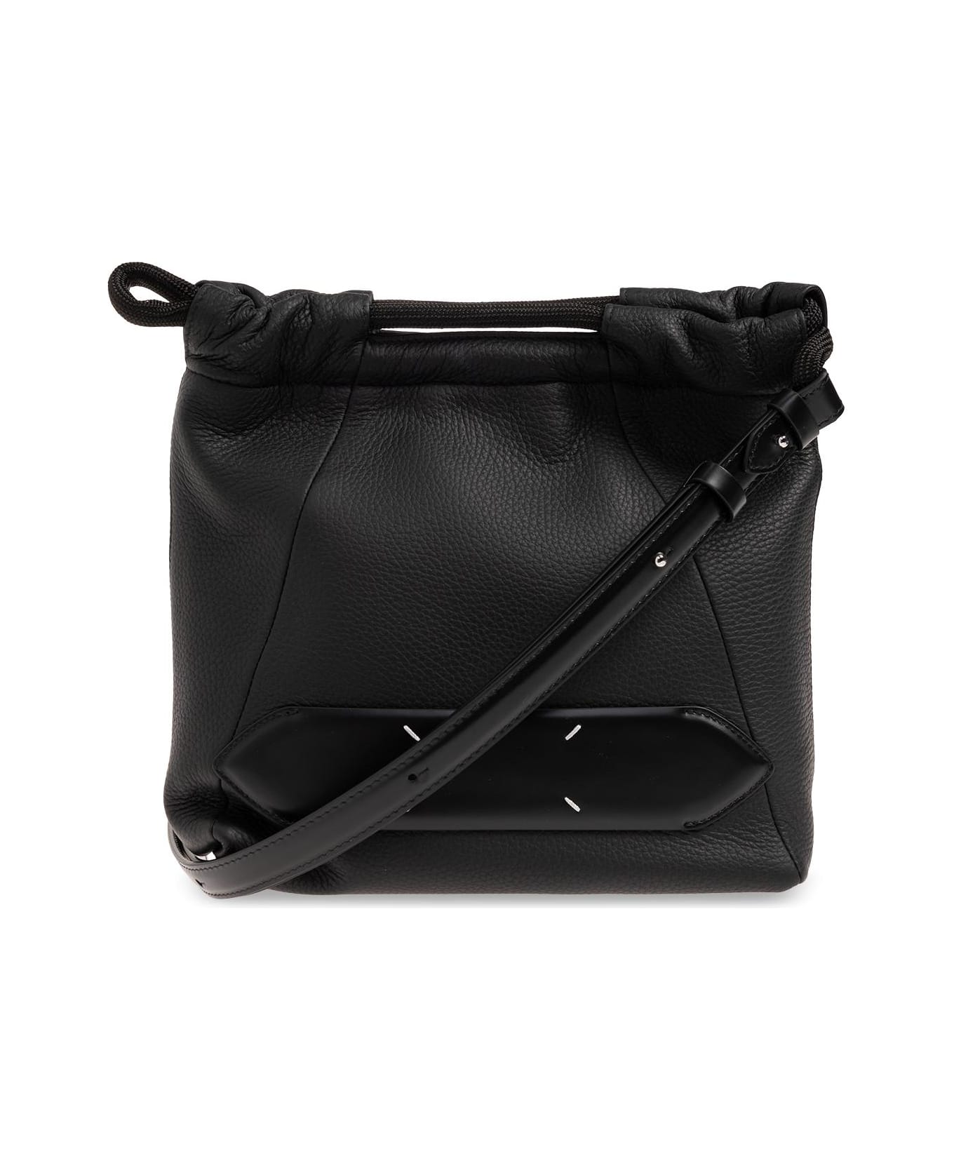 Maison Margiela Shoulder Bag With Logo - BLACK