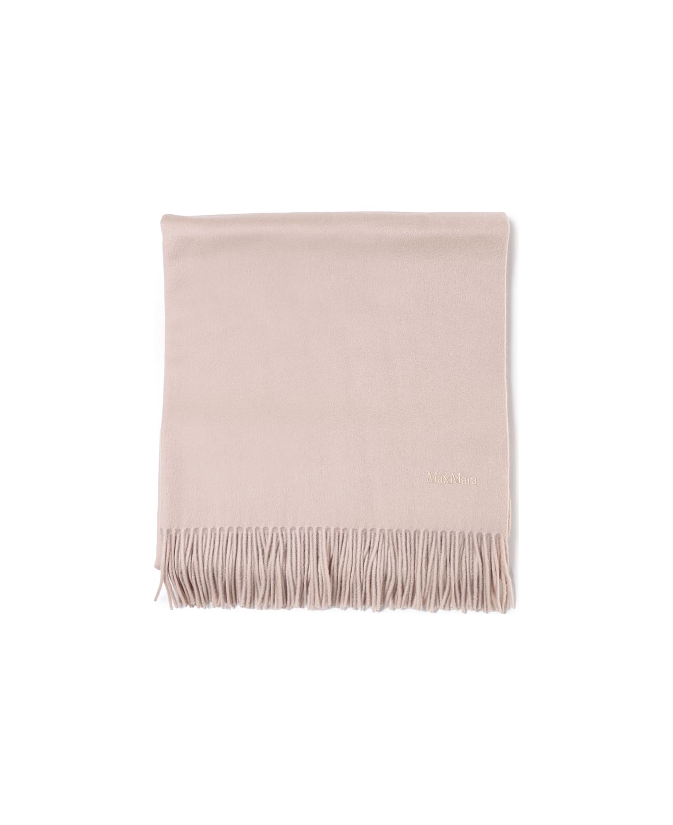 Max Mara Cashmere Stole With Embroidery - Pink