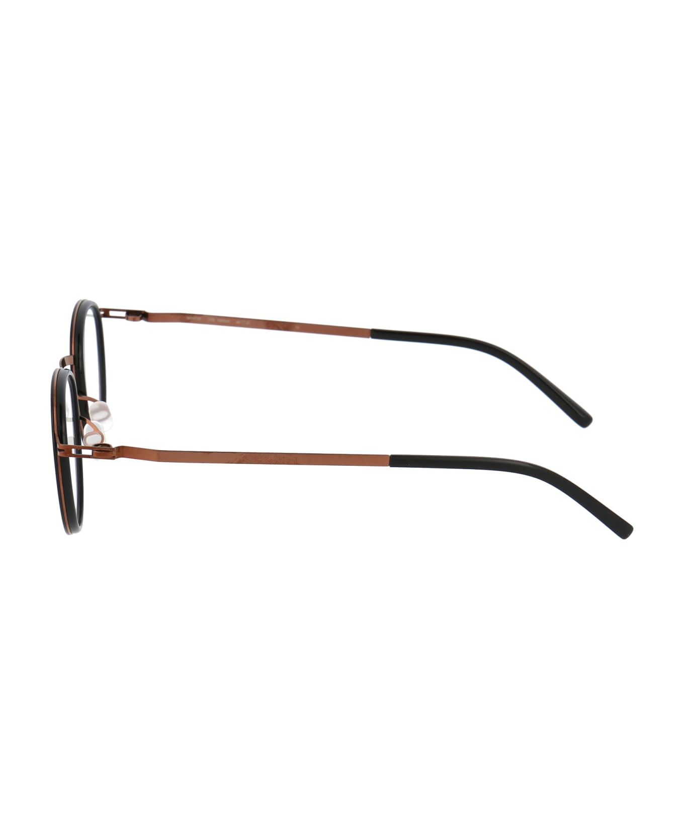 Mykita Kirima Glasses - 818 A37-Shiny Copper/Black Clear