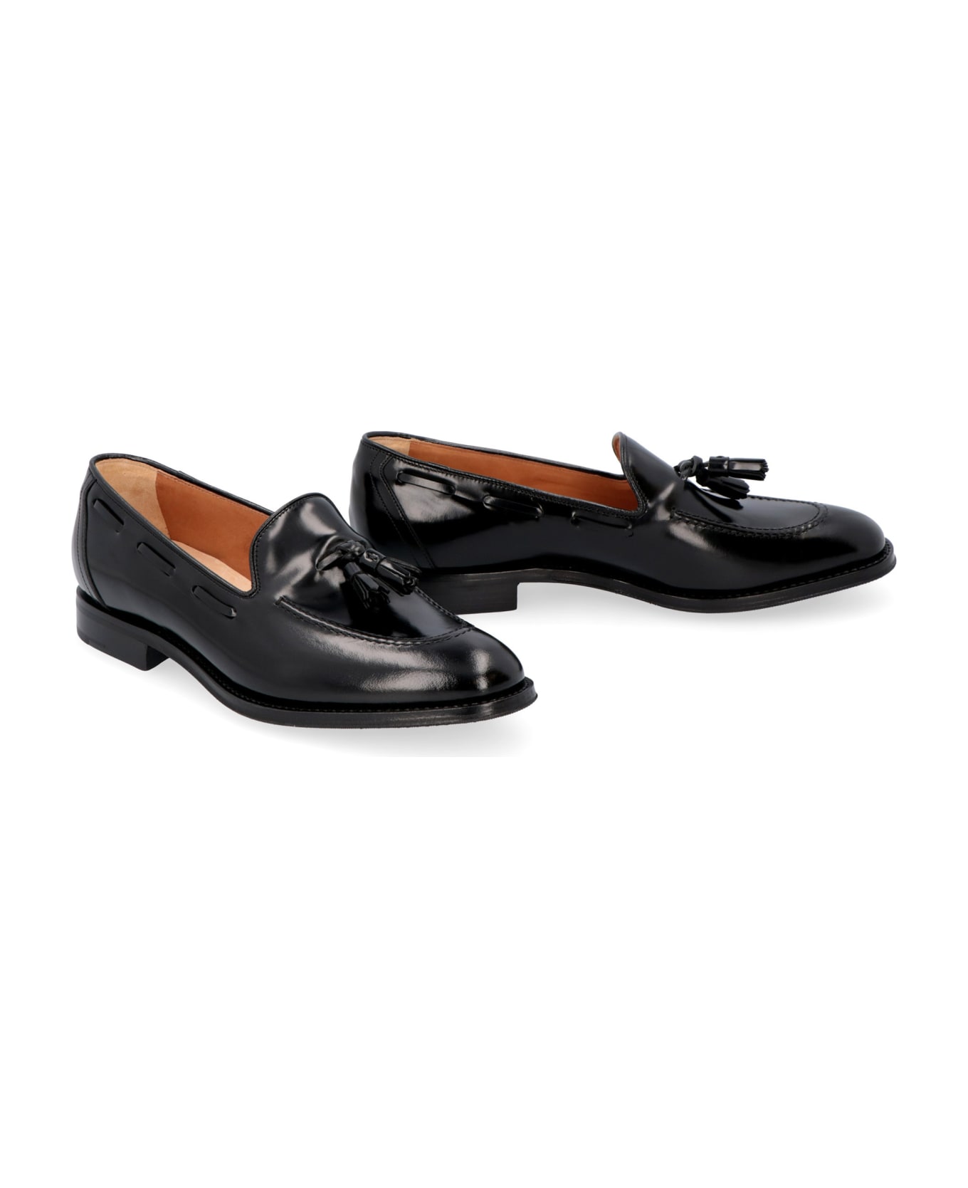 Church
s Kingsley Brushed Leather Loafers - black