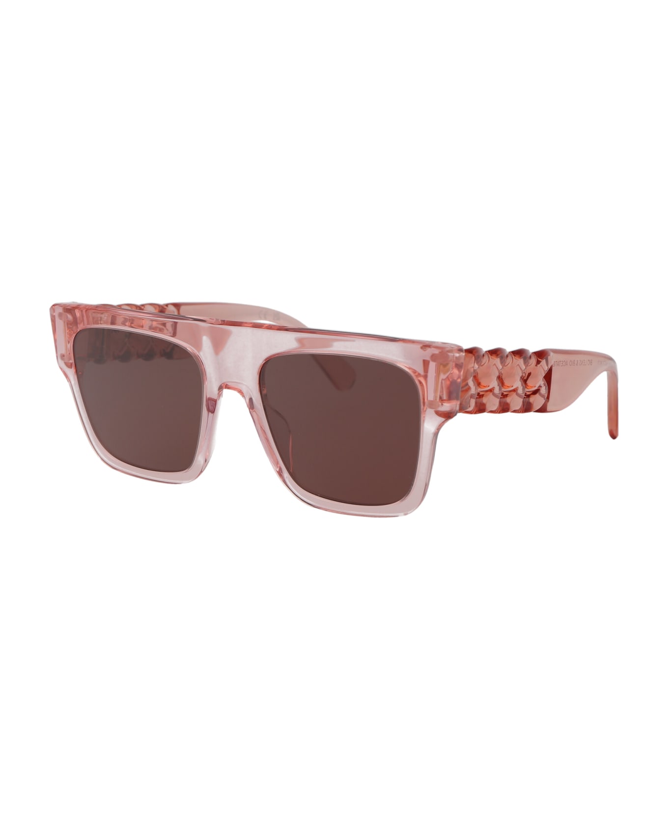 Stella McCartney Eyewear Sc40053i Sunglasses - 72S SHINY PINK / BORDEAUX